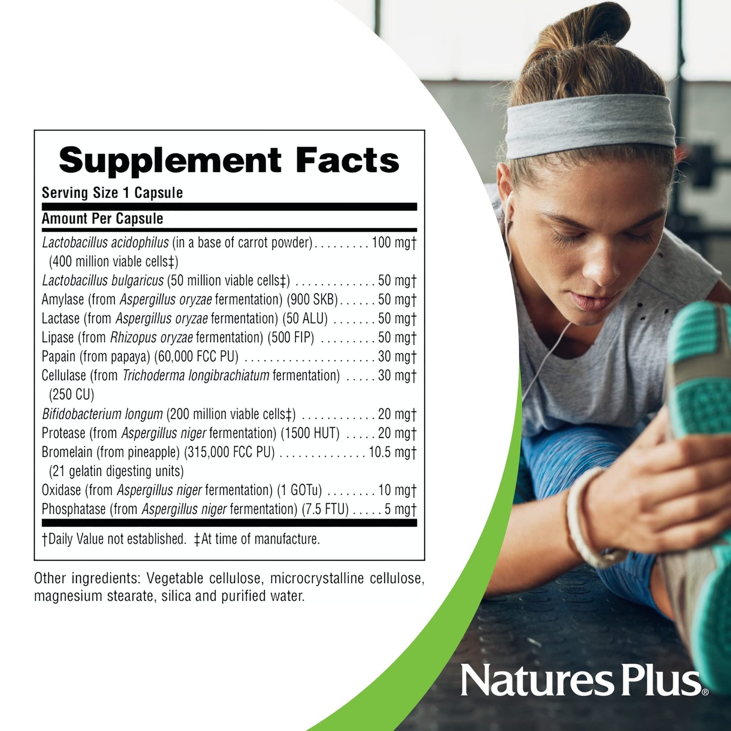 NaturesPlus Vibra-Gest 180 Capsules