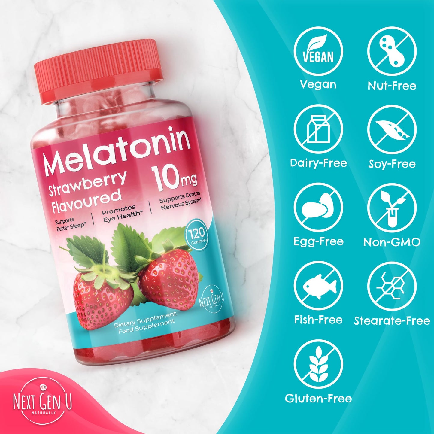 NGU Next Gen U Melatonin Gummies 120