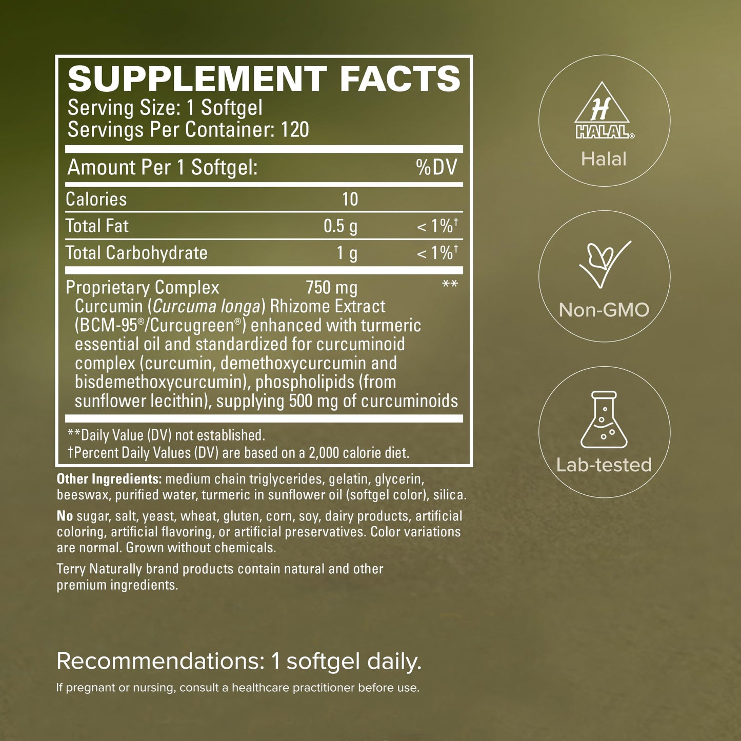 Terry Naturally CuraMed 750mg Softgels 240