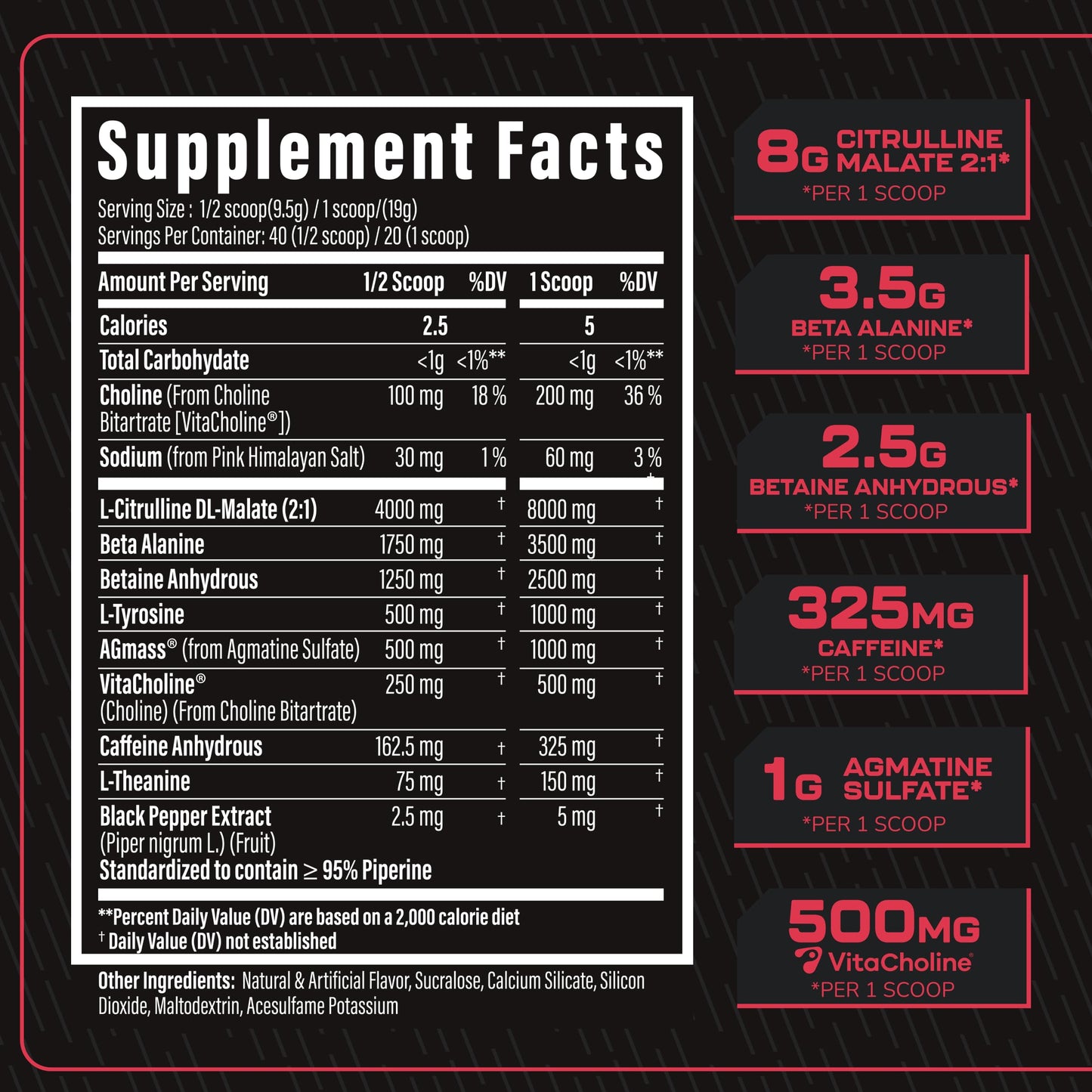 TC Nutrition Batch 27 Pre Workout Powder 13.4 oz