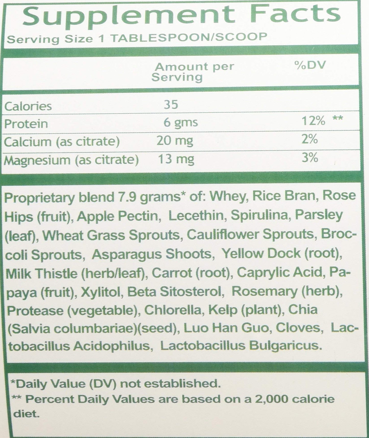 Nutri-West Total Green Protein Powder 16 oz