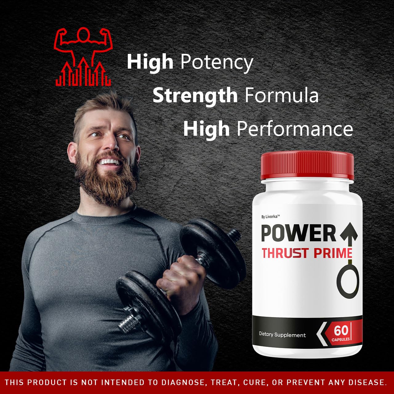LIVORKA Power Thrust Prime Capsules 300 Capsules