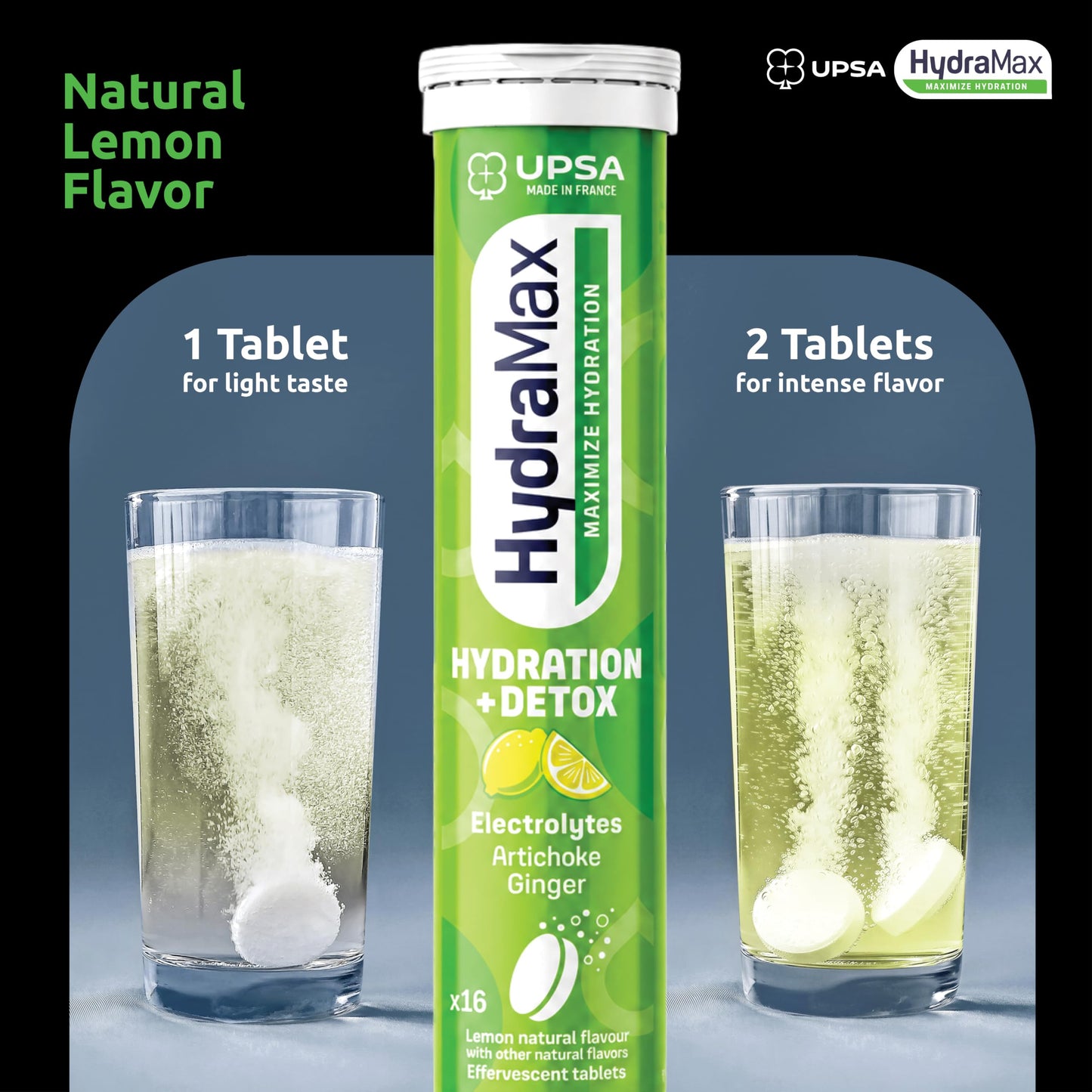 Upsa Hydramax Hydration + Detox Electrolytes Tablet, 48 Count