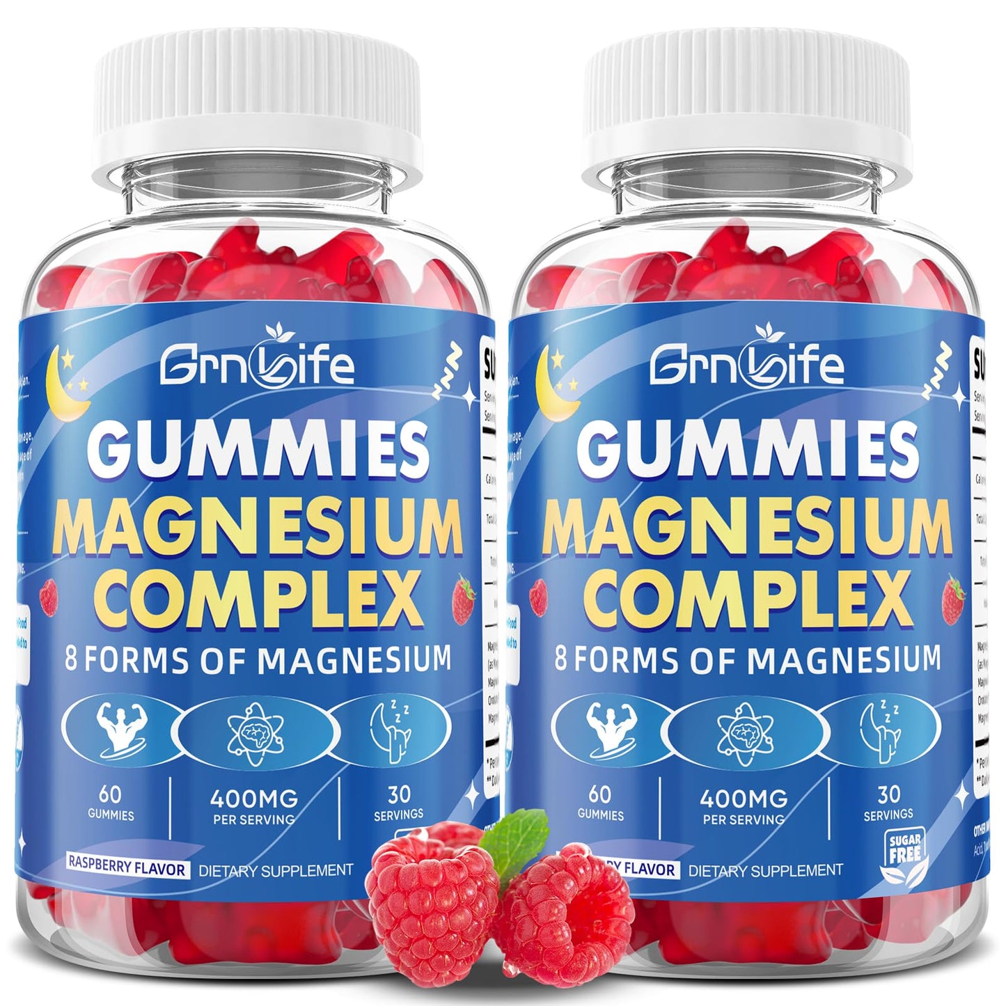 GrnLife Magnesium Complex Gummies 400mg, 120 Count