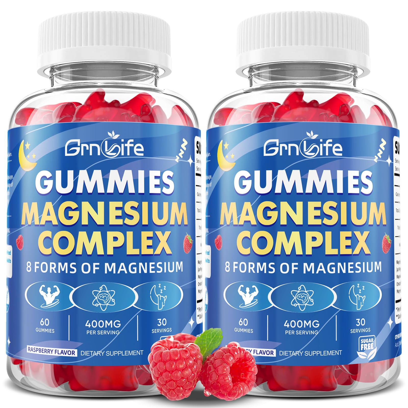GrnLife Magnesium Complex Gummies 400mg, 120 Count