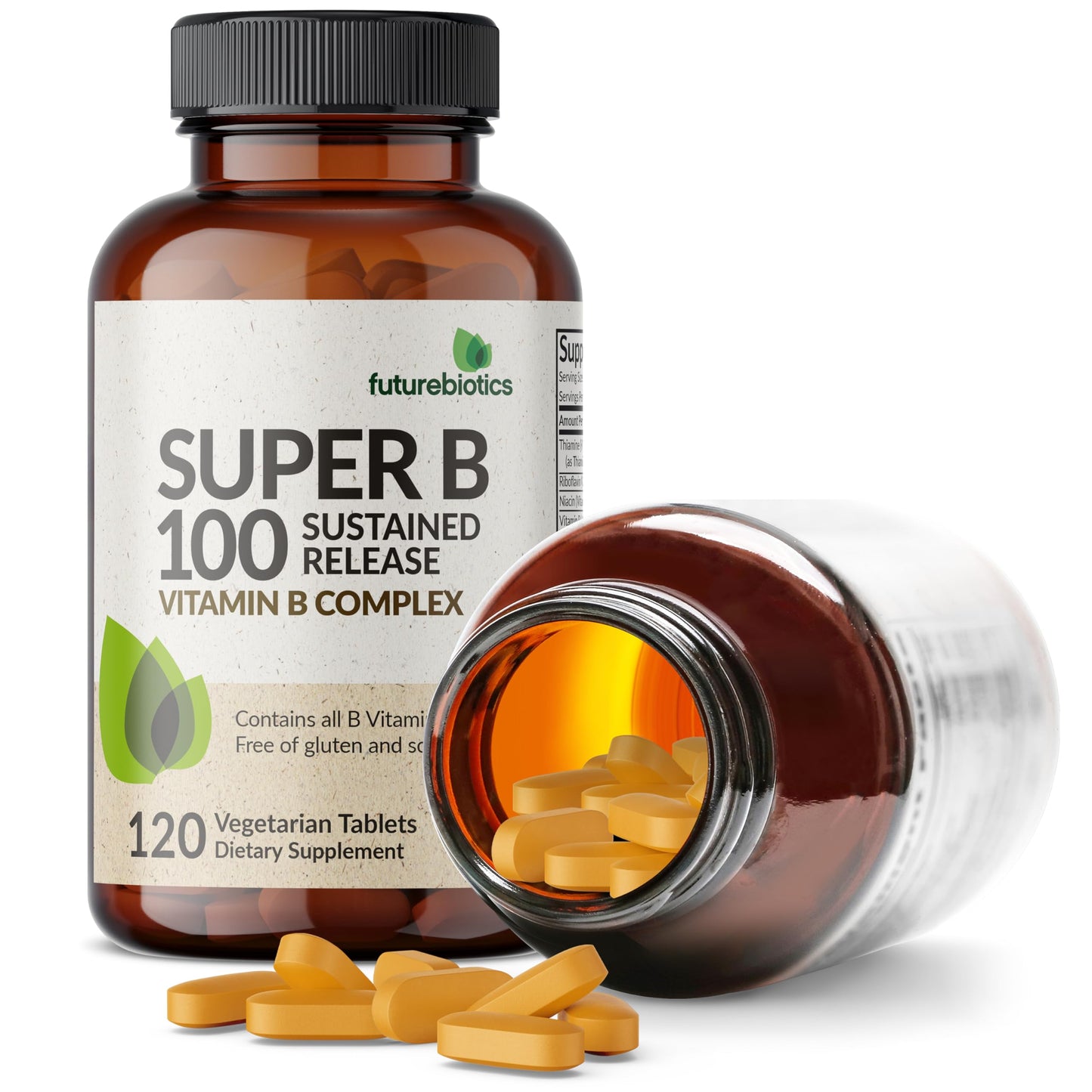 Futurebiotics Super B 100 Sustained Release Vitamin B Complex Tablet 120