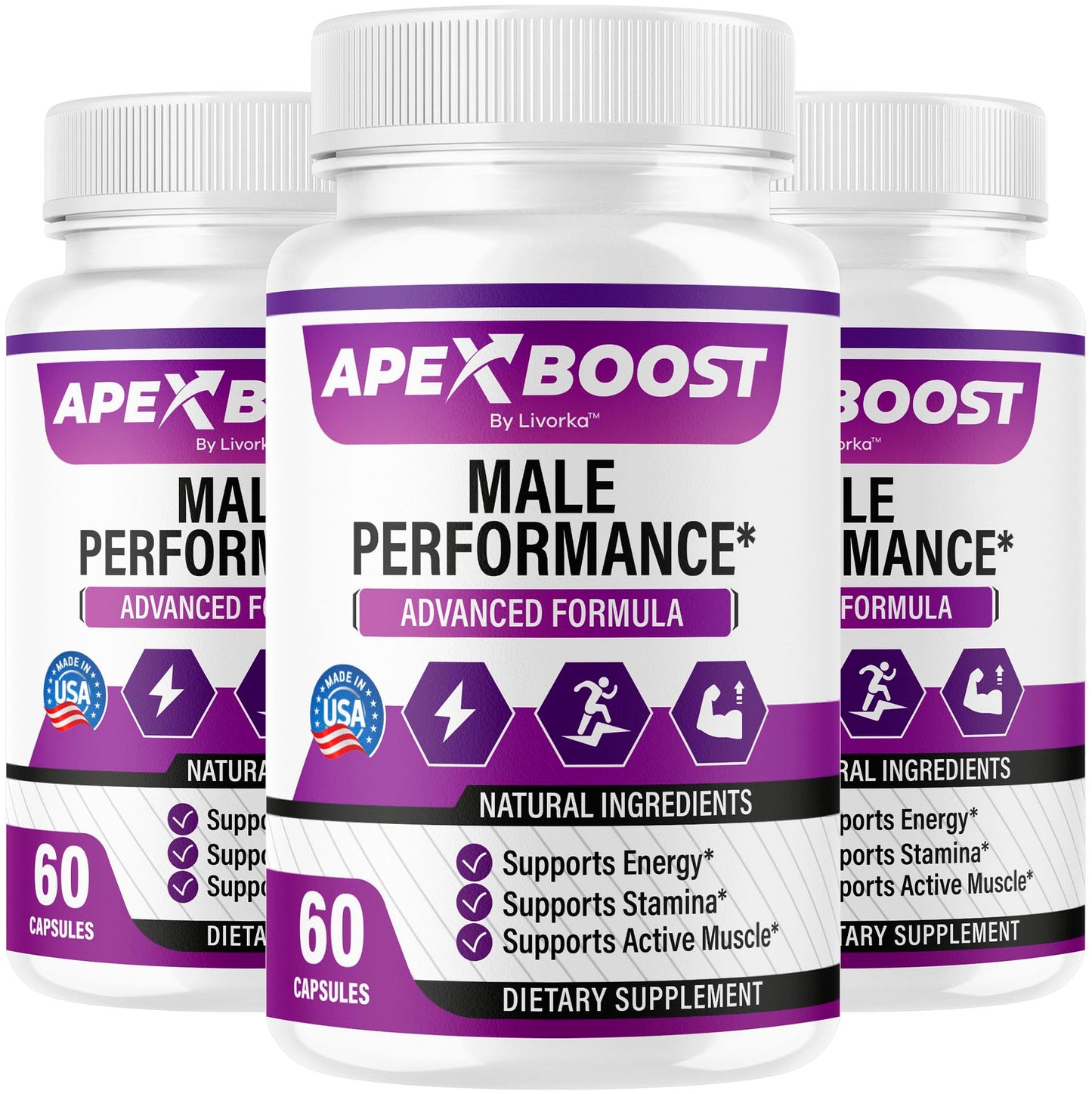 LIVORKA ApexBoost Capsules 180 Capsules