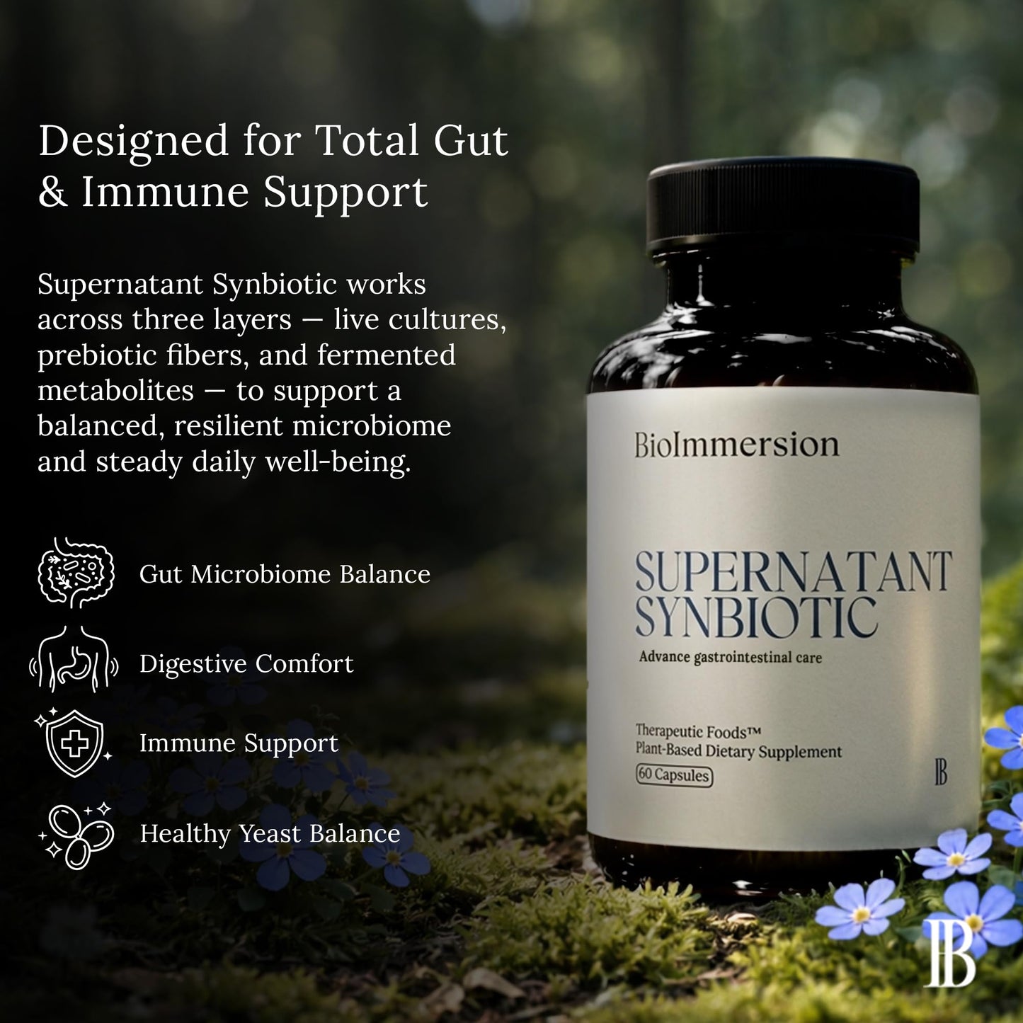 BioImmersion Supernatant Synbiotic Capsule 60 Capsules