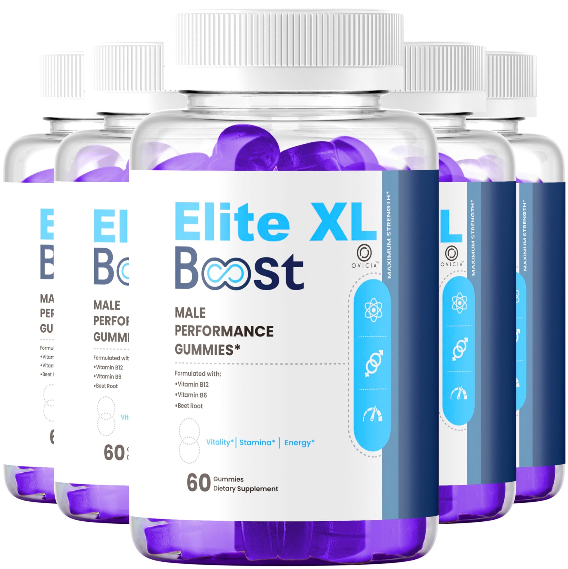 OVICIA Elite XL Boost Gummies, 300 Gummies
