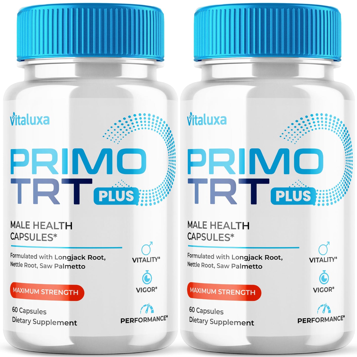 Vitaluxa PrimoTRT Maximum Strength Supplement Capsules, 120 Count