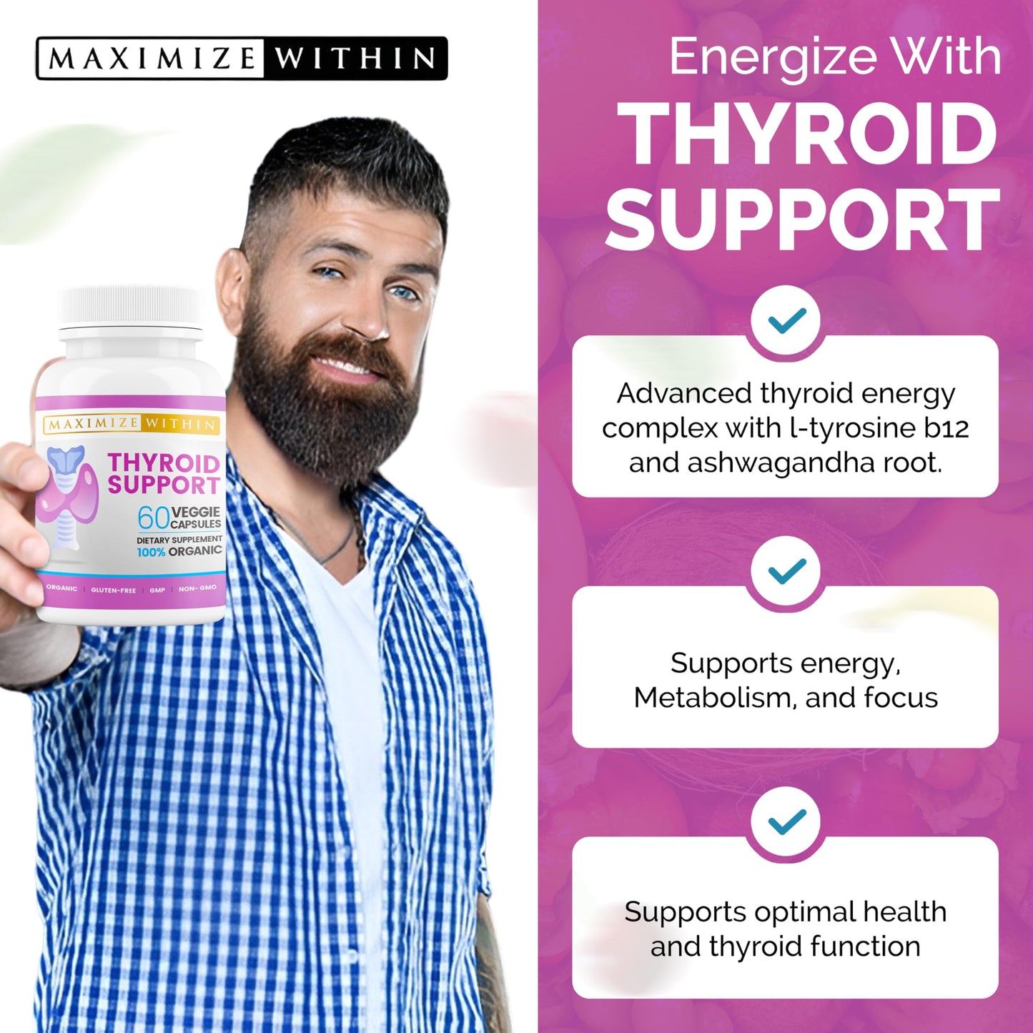 Maximize Within Thyroid Support Capsule 60