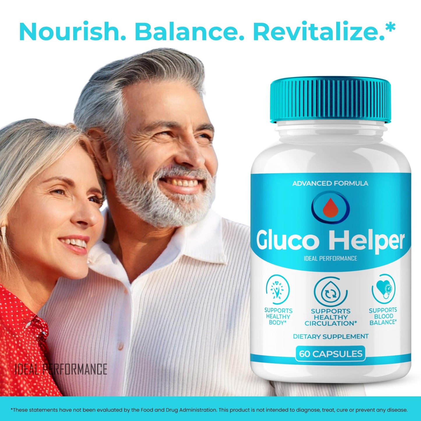 Ideal Performance Gluco Helper Capsules, 120 Count