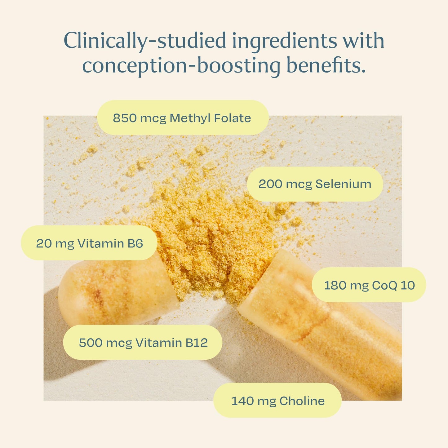 BOND Conception Boost Prenatal Vitamins Capsule 90 Count
