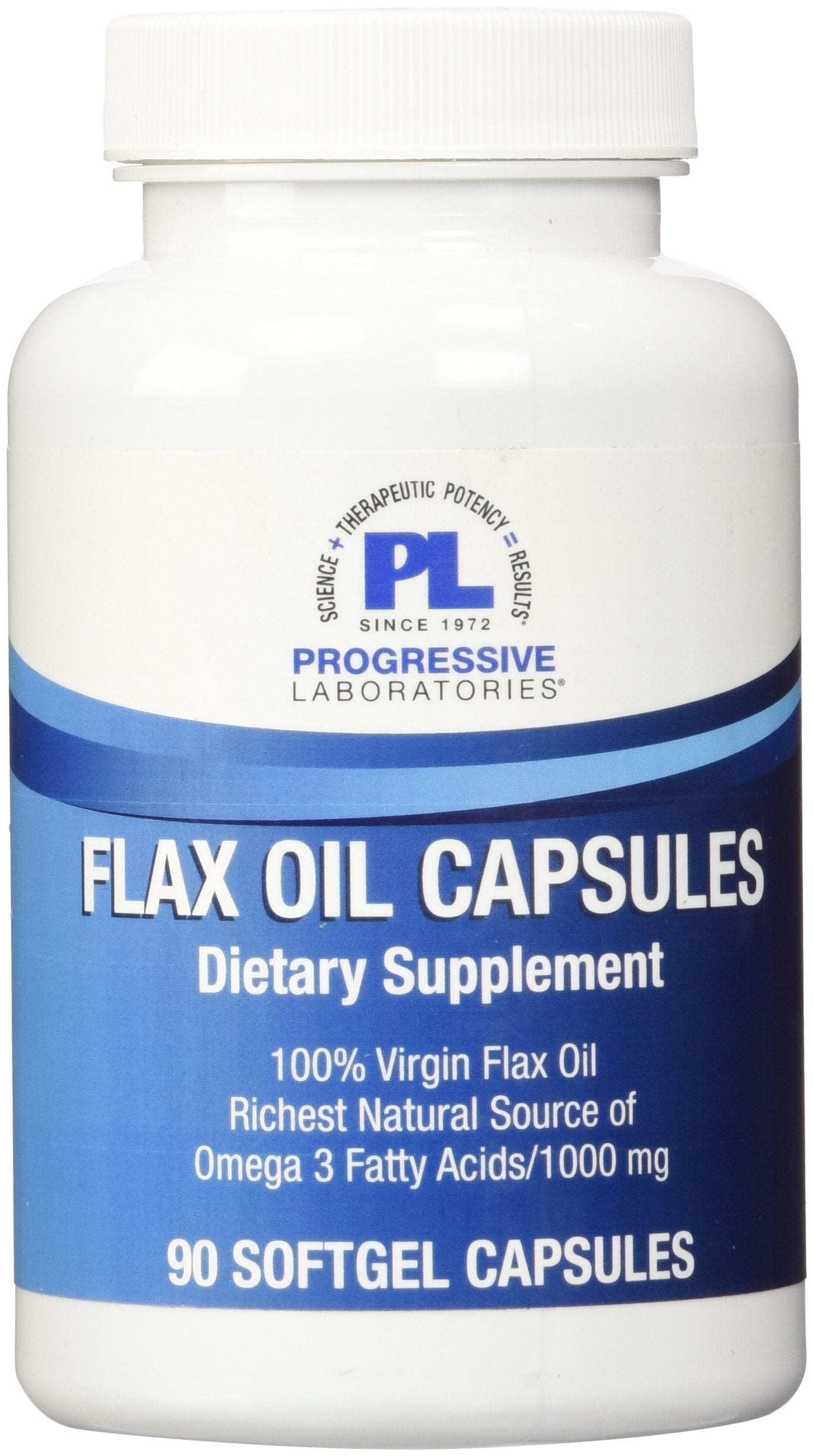 Progressive Laboratories Flax Oil Capsules, 90 Capsules