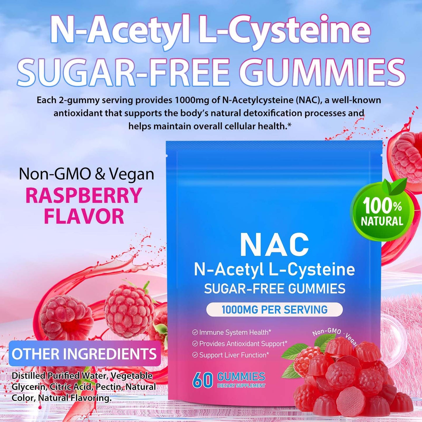 IKZEE N-Acetyl Cysteine 60 Gummies