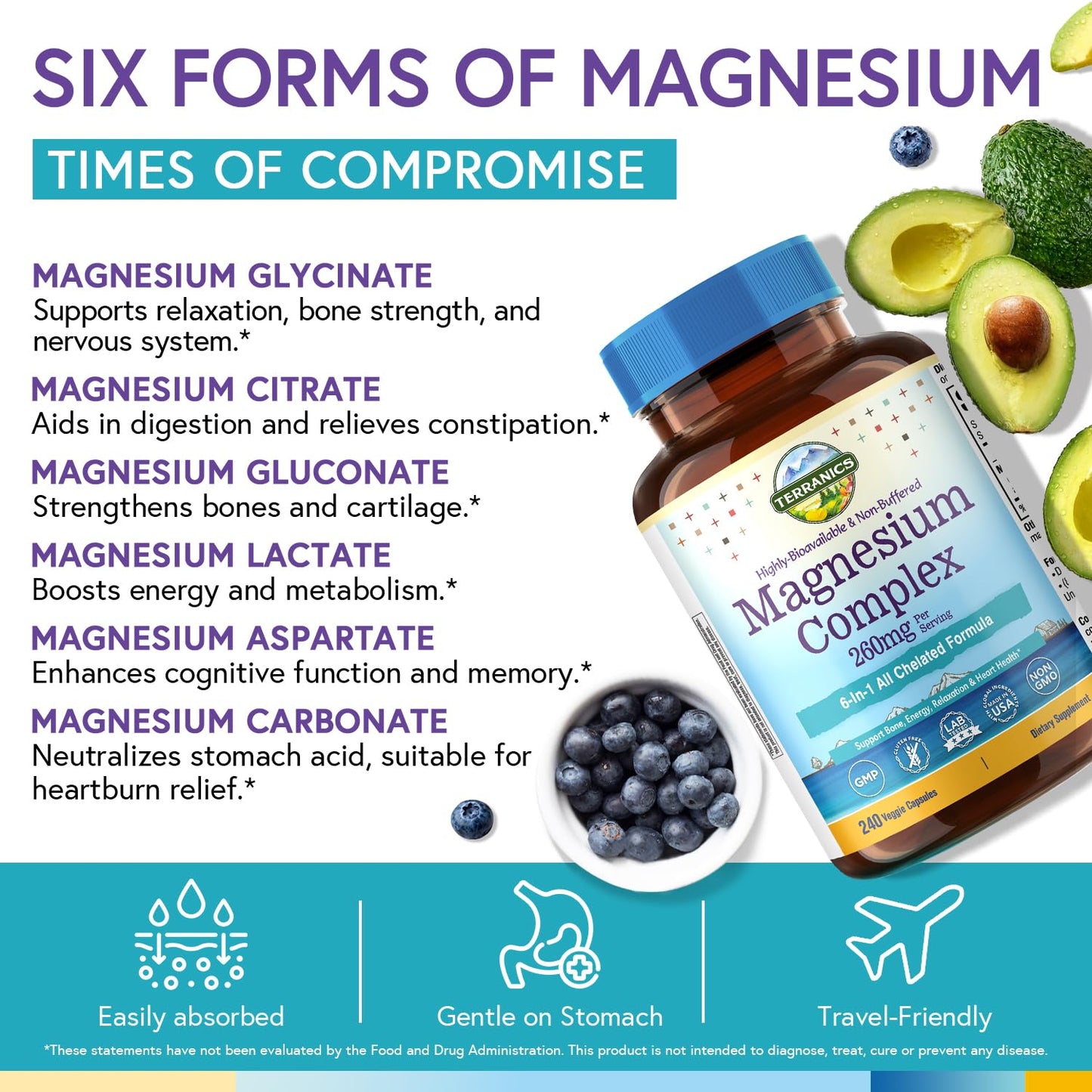 Terranics Magnesium Complex Capsule, 240 Capsules