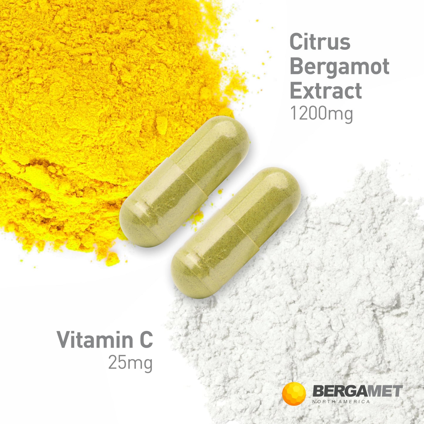 BergaMet Citrus Bergamot Supplement 170:1 Extract Capsule 180