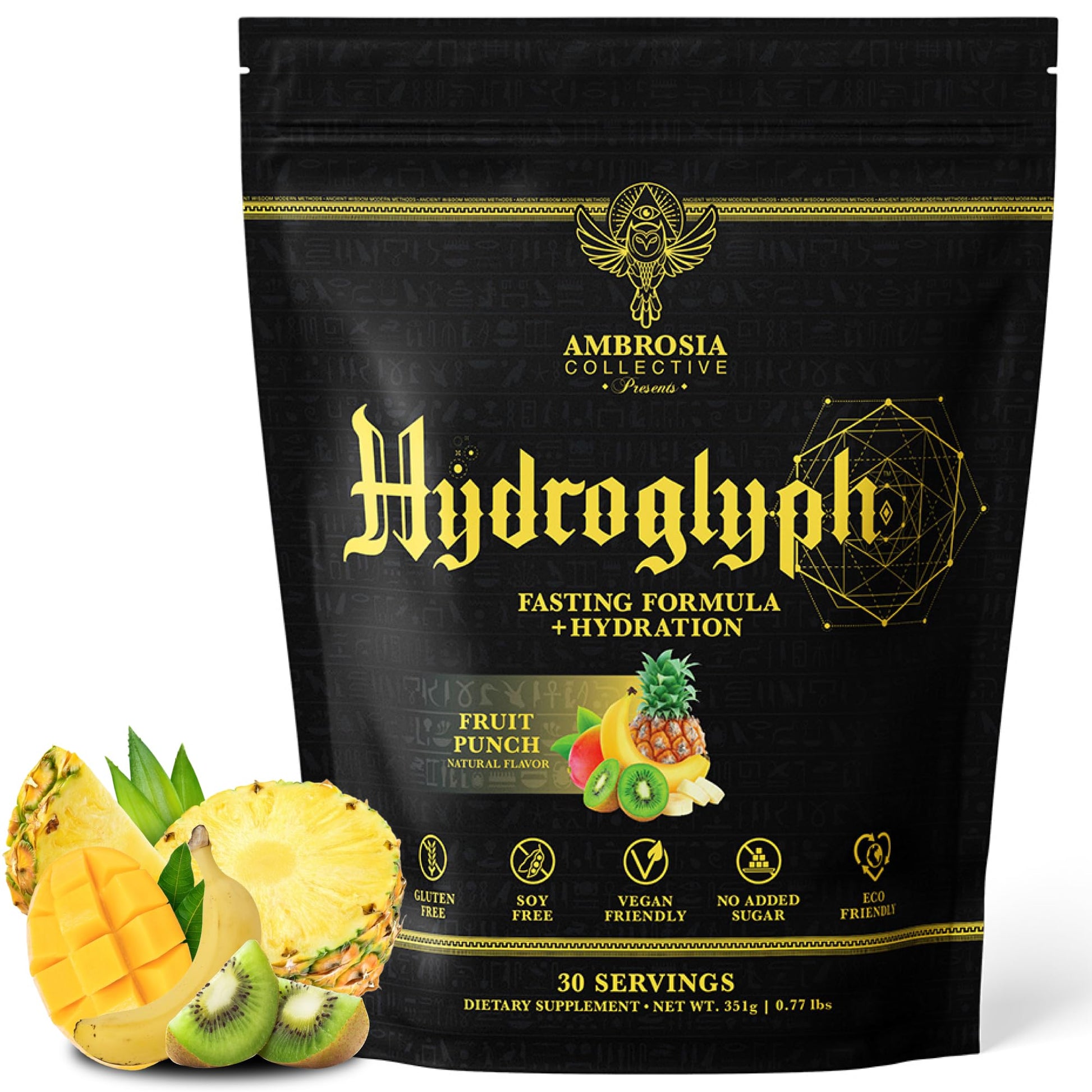 Ambrosia Fasting Electrolytes Powder, 13.12 Ounce