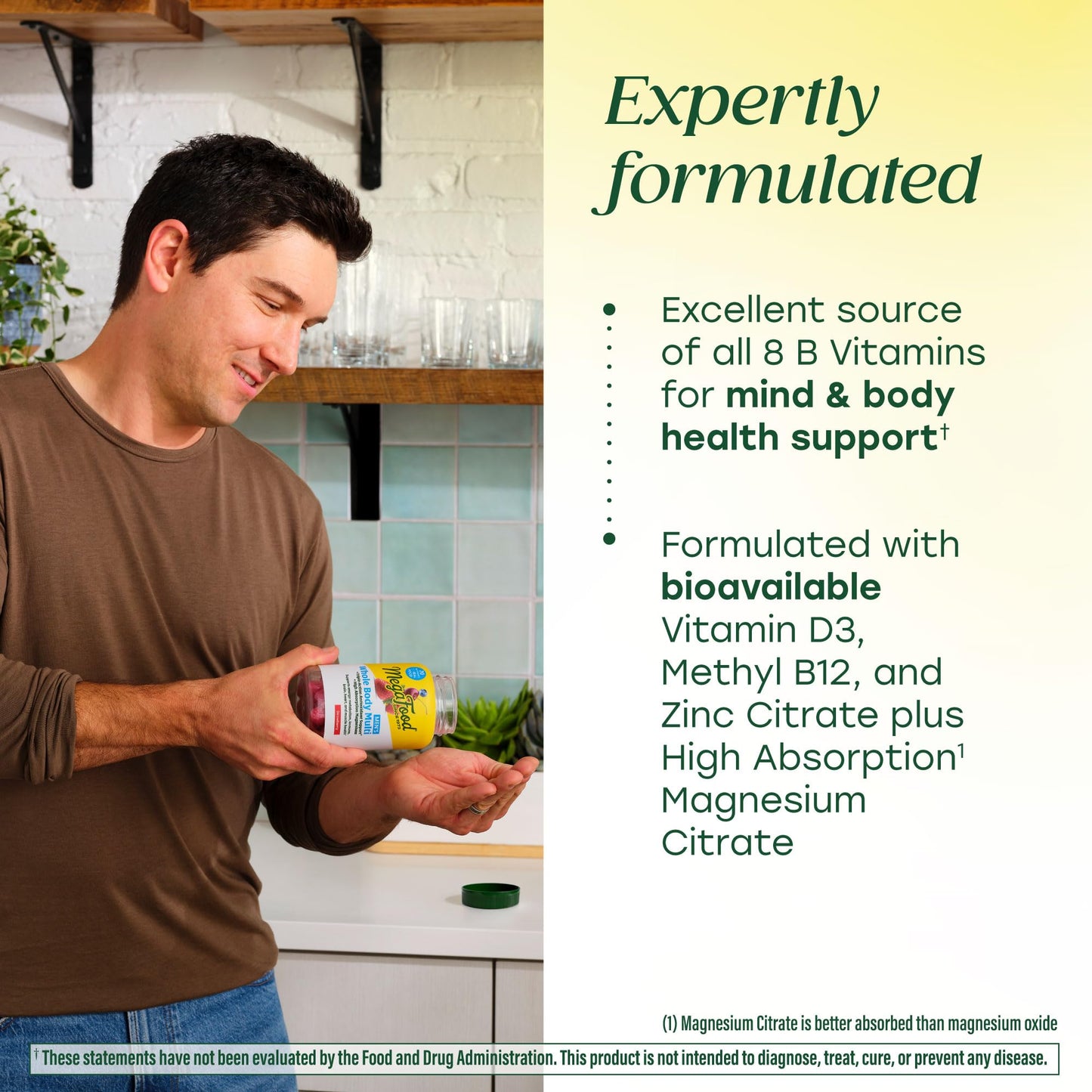 MegaFood Men’s Whole Body Multivitamin 90 Gummies
