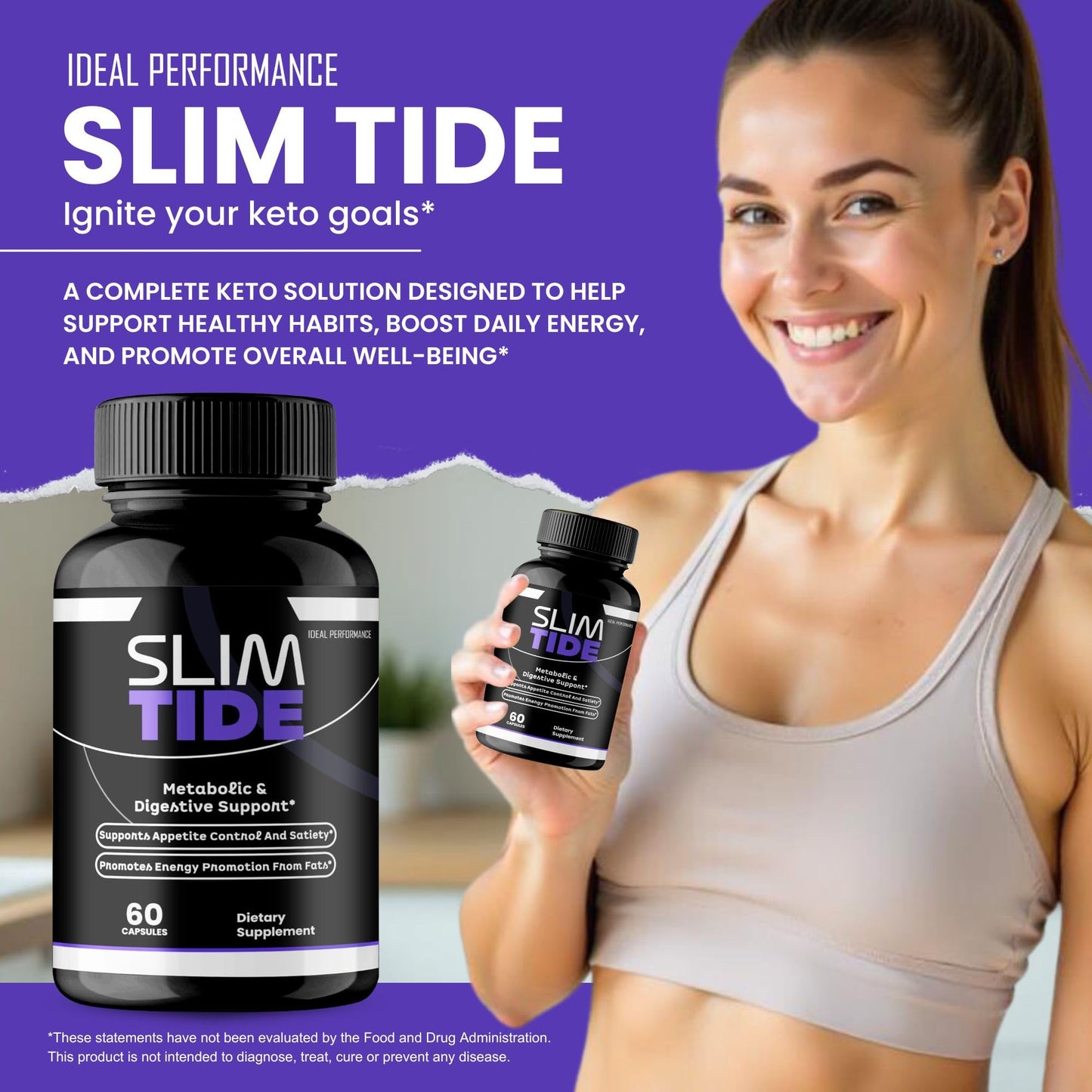IDEAL PERFORMANCE SlimTide Capsules 120 Capsules