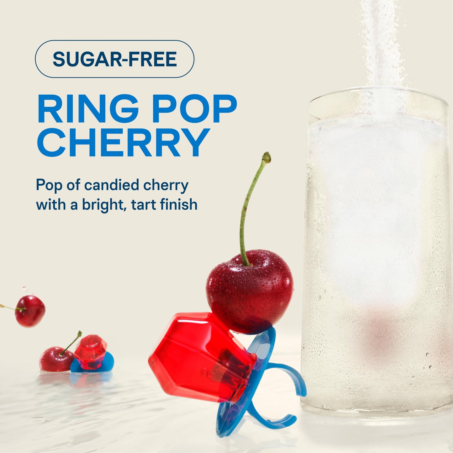 Liquid I.V. Sugar Free Hydration Electrolytes Ring Pop Powder 6.4 Ounce