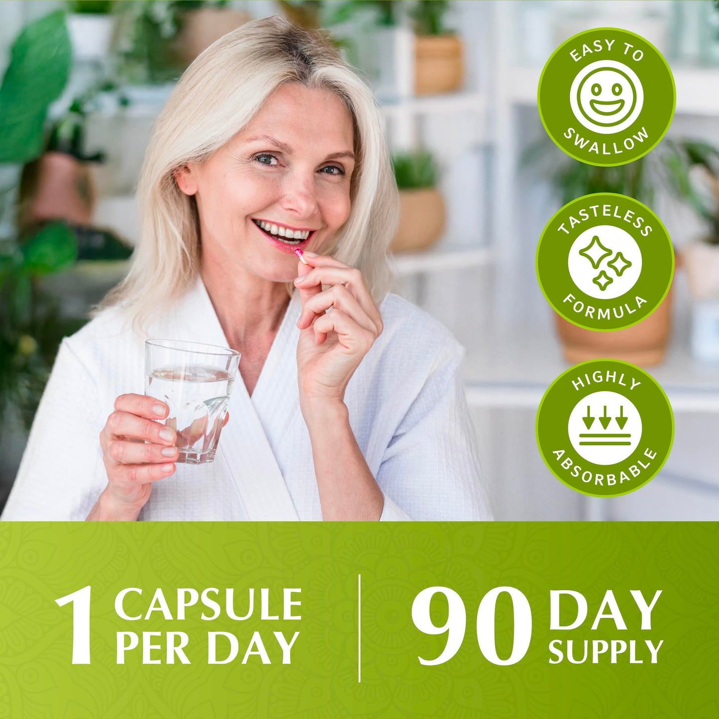 Jiva Botanicals Saffron Extract Capsules 88.5 mg with Turmeric & Black Pepper, Capsule, 90 Count