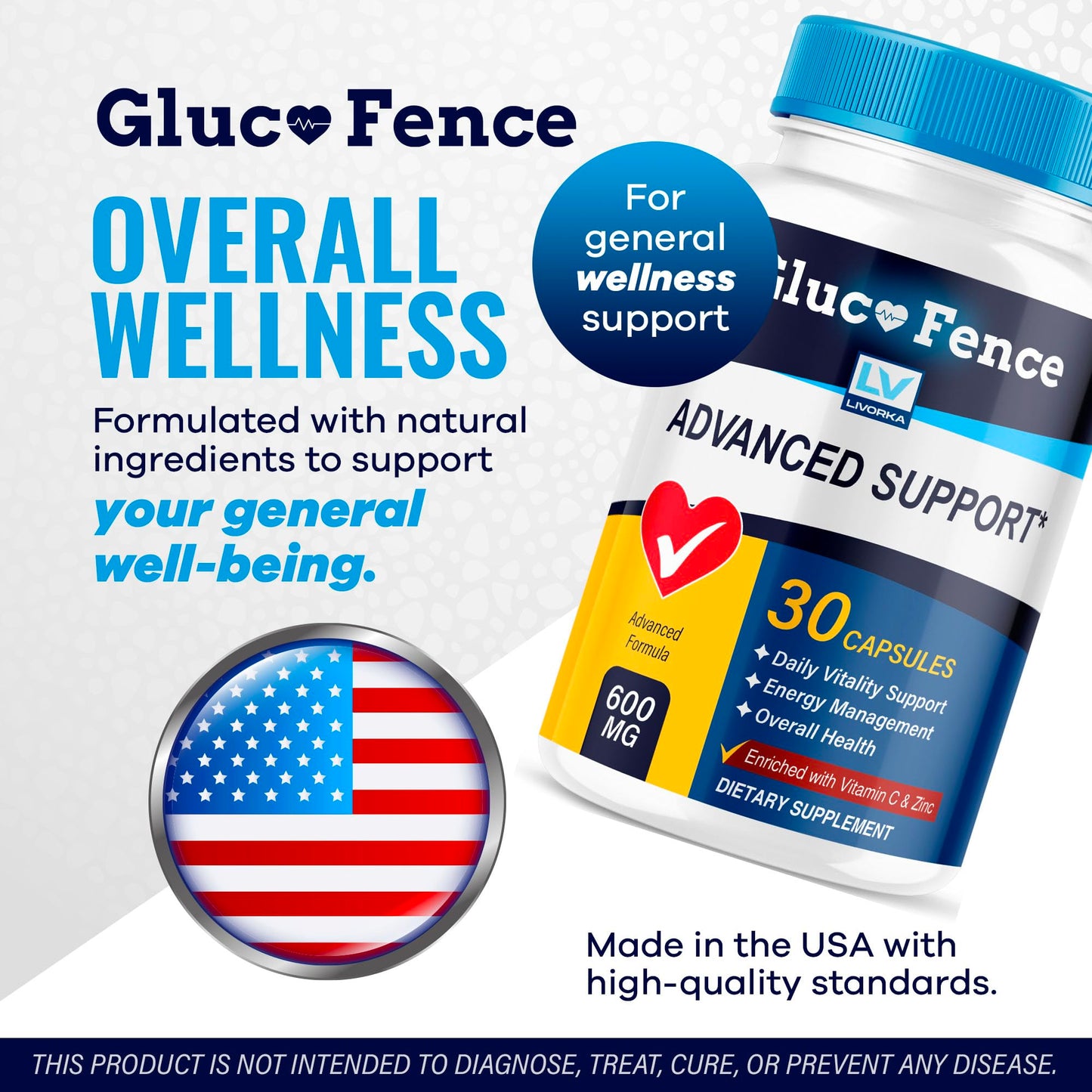 LIVORKA Glucofence Capsule, 90 Capsules