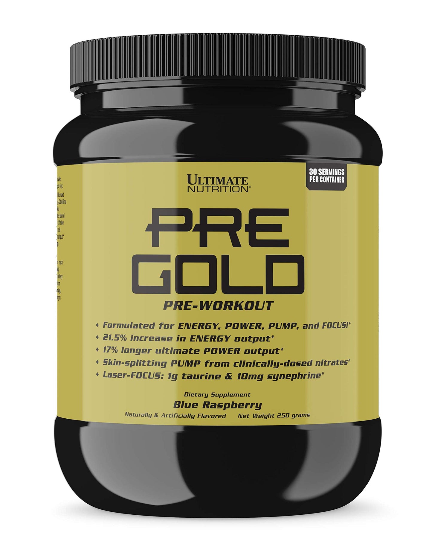 Ultimate Nutrition PRE Gold Preworkout Powder, 8.75 oz