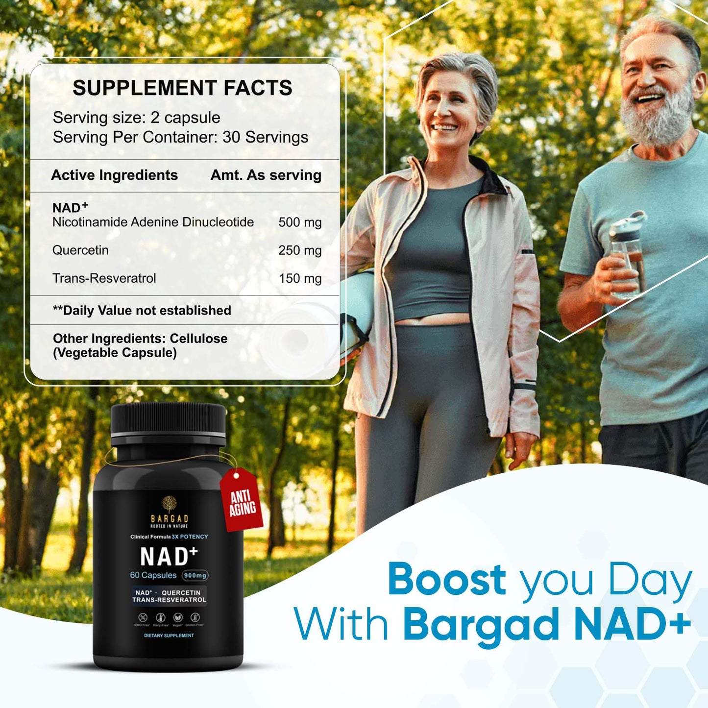 Bargad NAD+ Capsule 60 Count