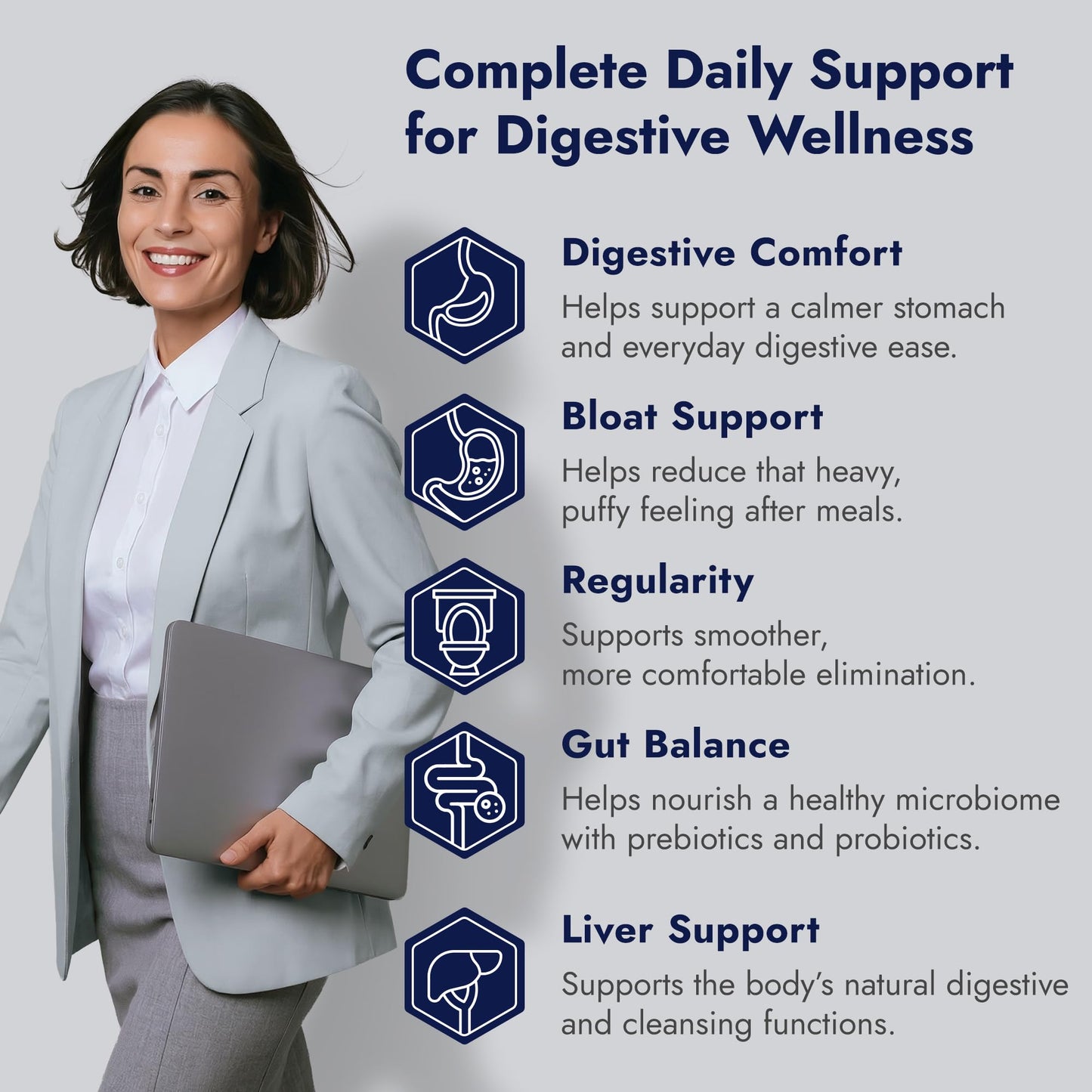Finessa Digestive Probiotic Drink Powder 3.99 Ounce (Pack of 3)