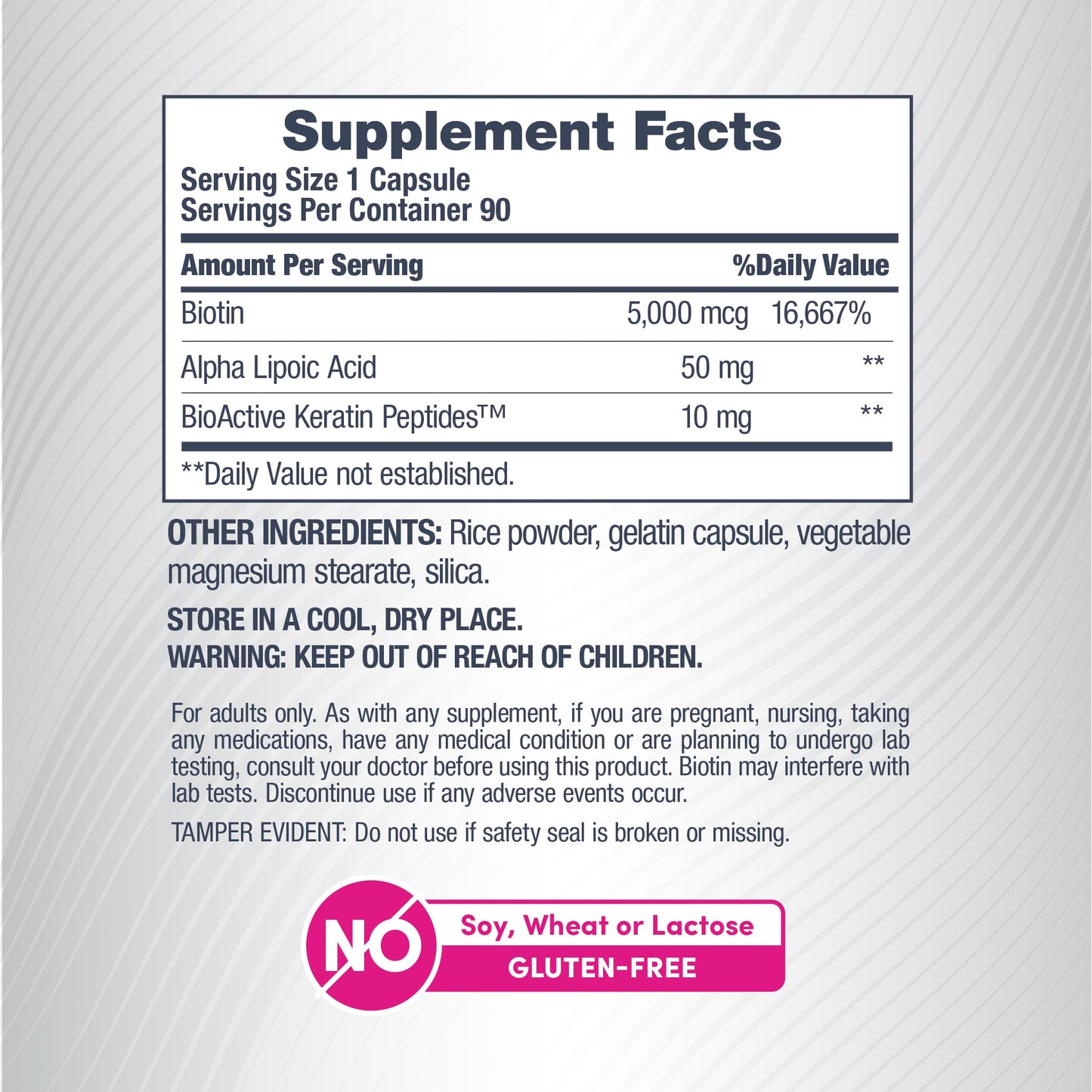 NeoCell Biotin Complex Hair, Skin & Nails Capsules 90 Count