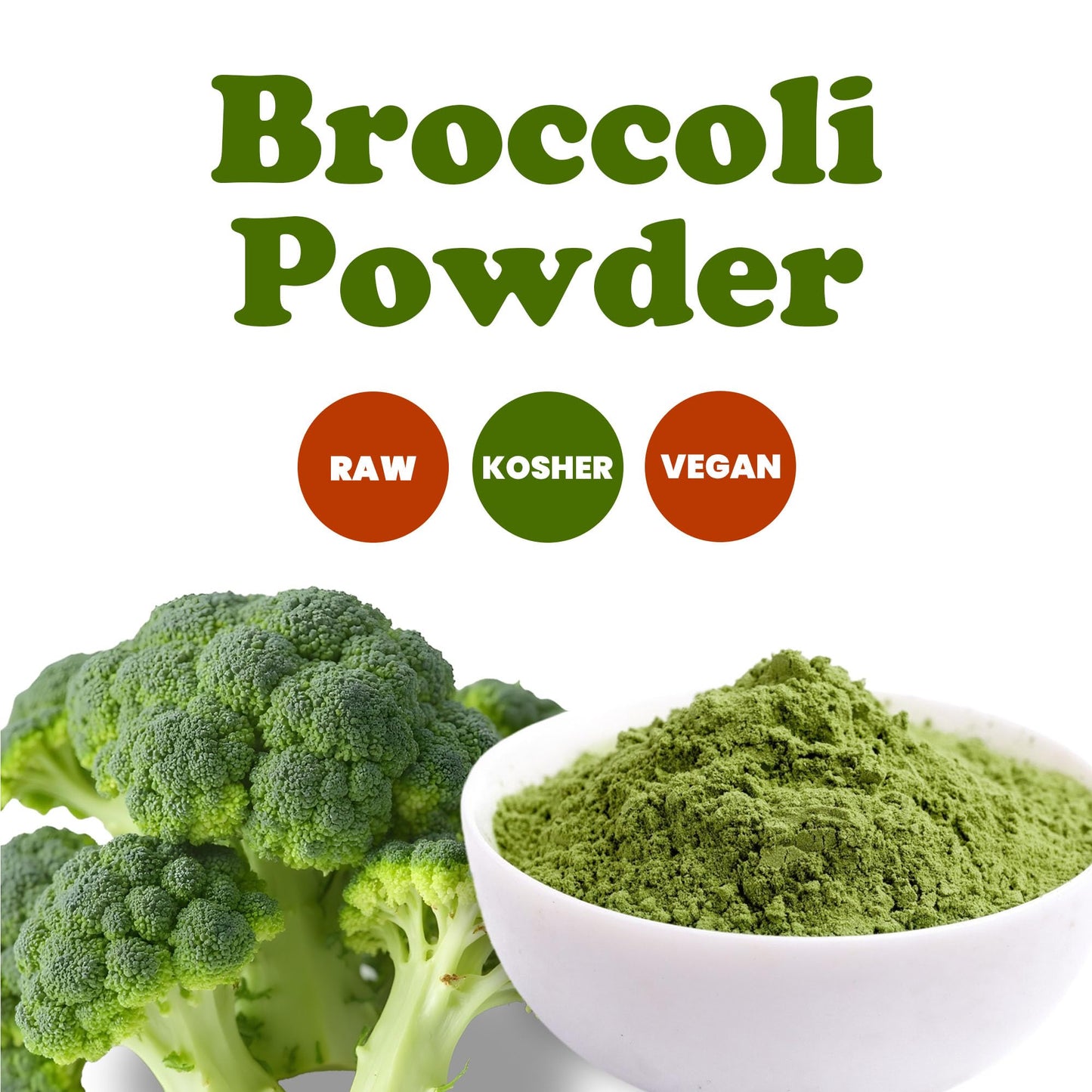 Food to Live Broccoli Powder 8 Ounces
