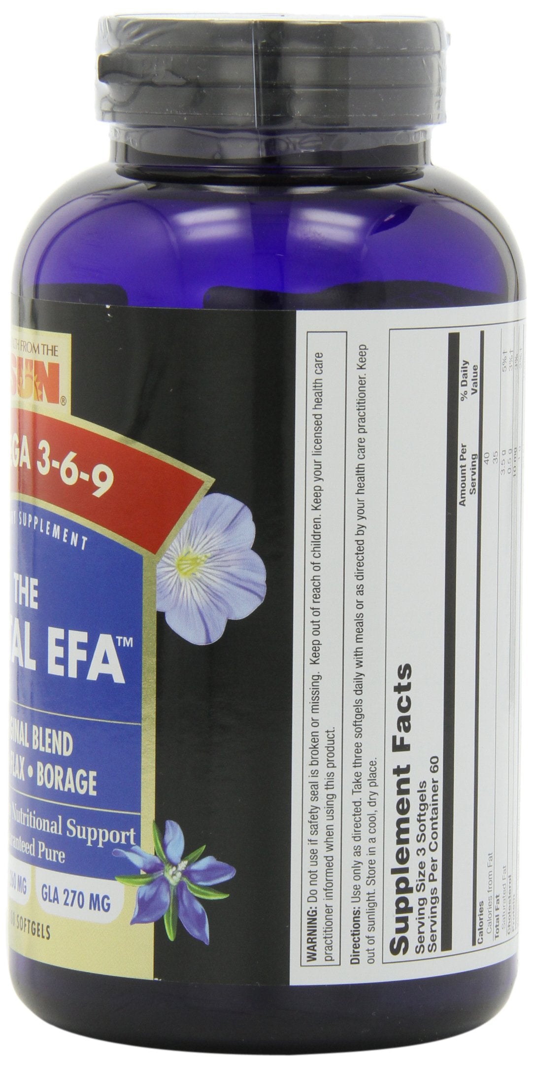 Master of Muscle Health from The Sun The Total EFA 180 Softgels