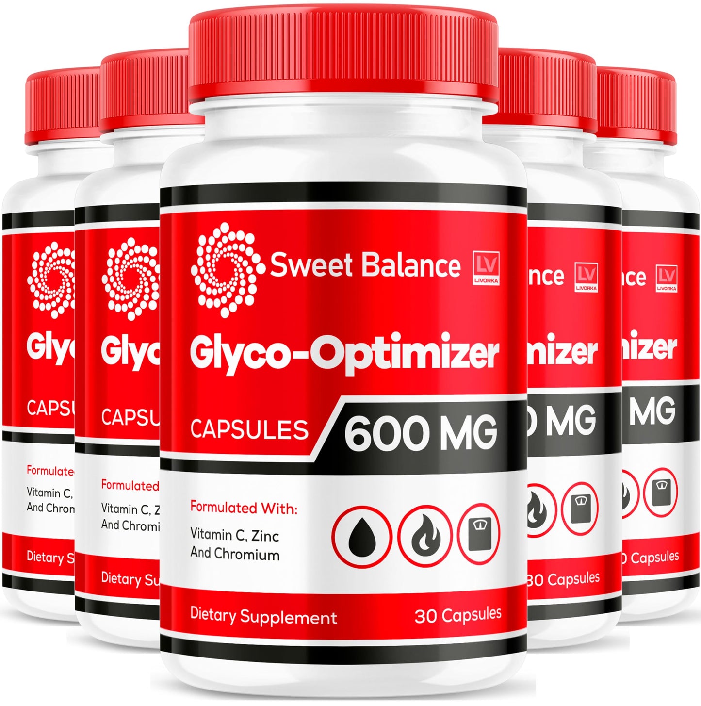 LIVORKA Sweet Balance Glyco Optimizer Capsules, 150 Capsules