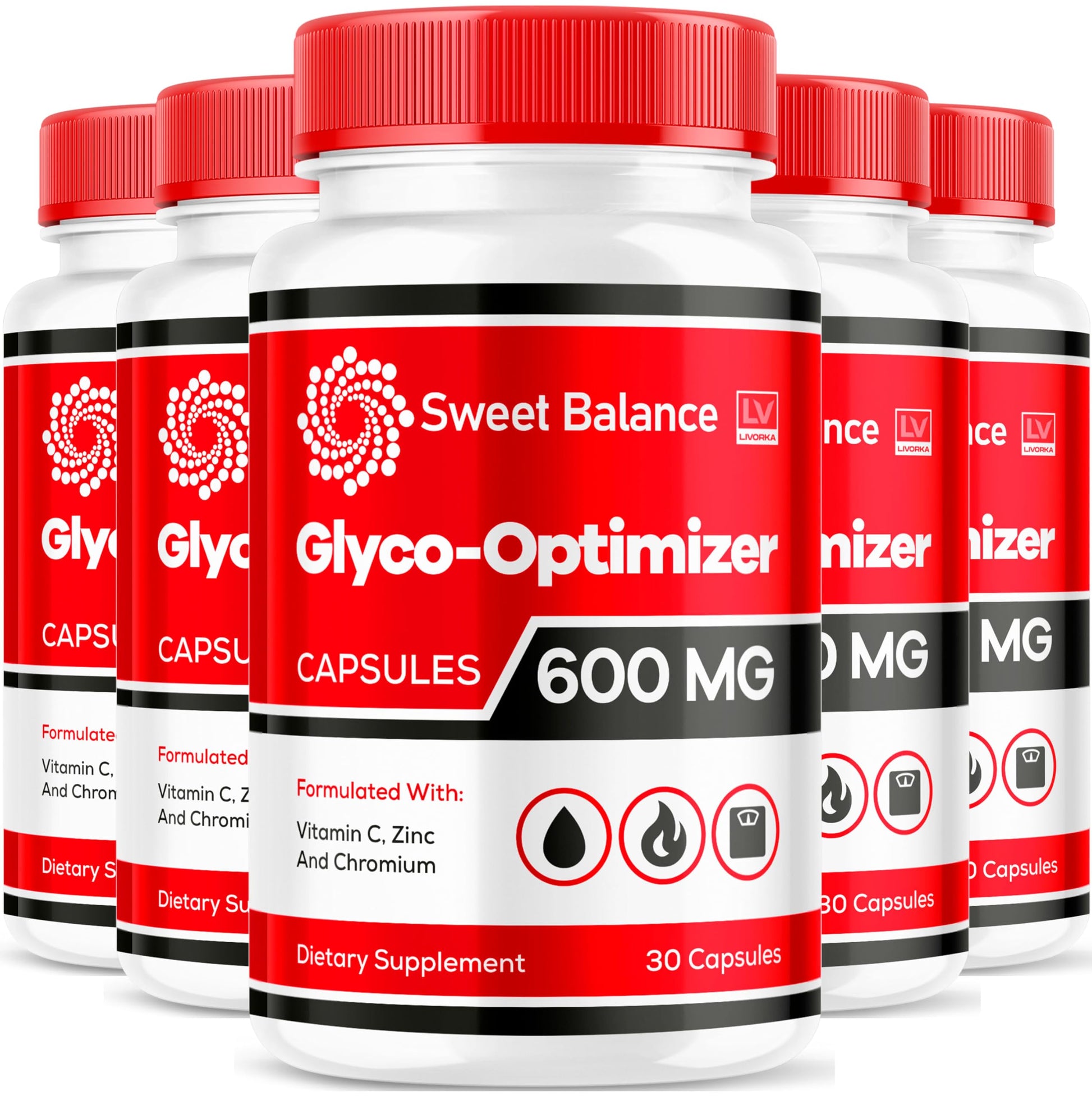 LIVORKA Sweet Balance Glyco Optimizer Capsules, 150 Capsules