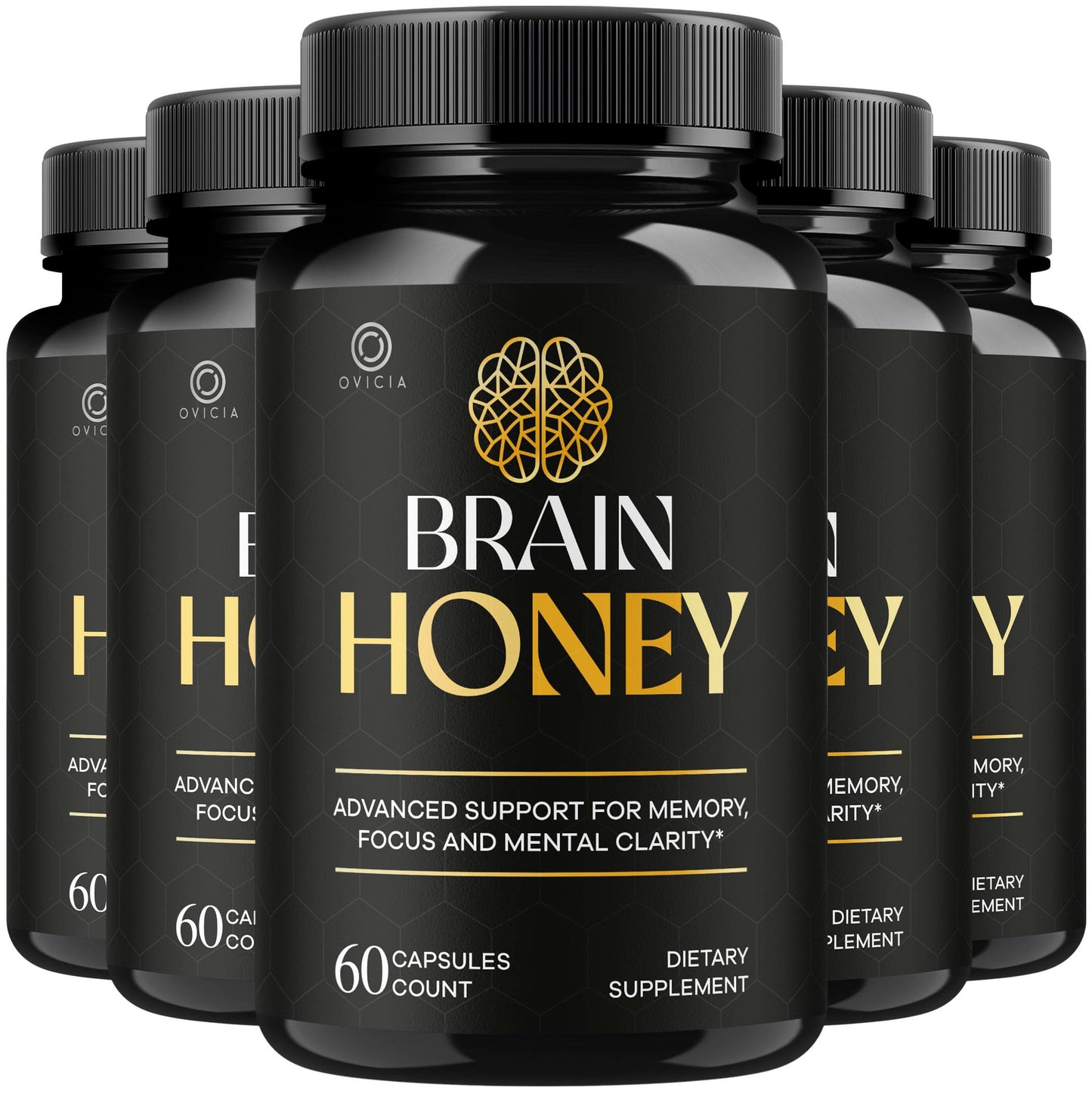 OVICIA Brain Honey Capsules 300 Capsules