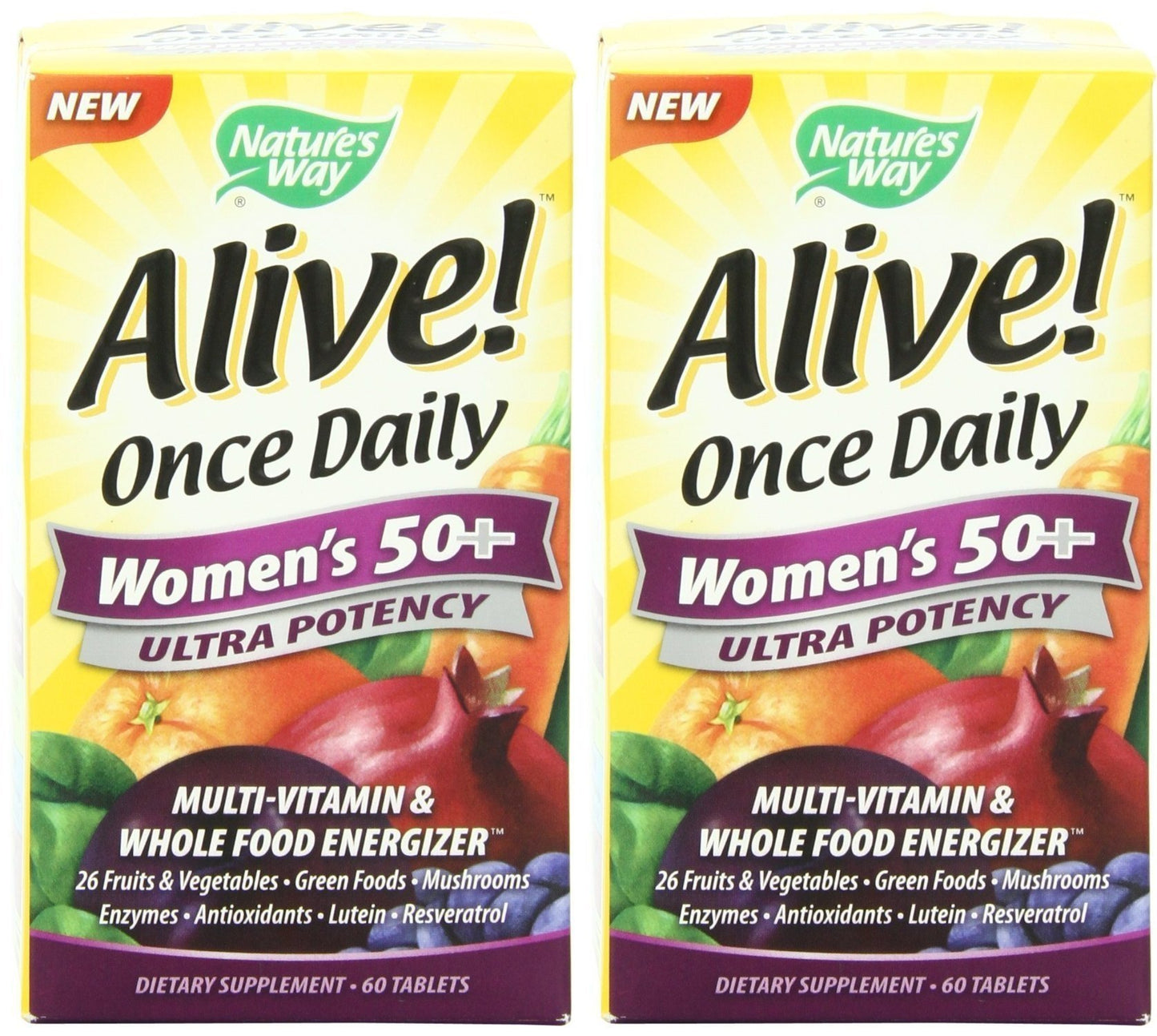 Nature's Way Multi Once Women's Ultra 50+ Tablet, 120 Count