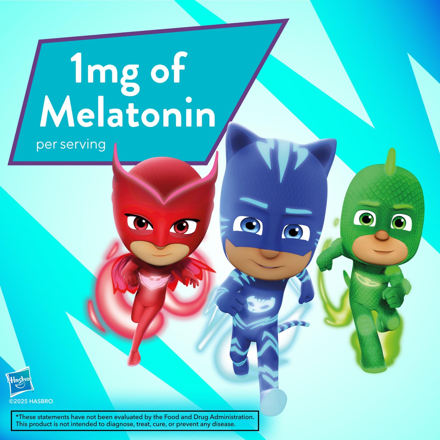Lil Critters PJ Masks Melatonin Gummies, 60 Count