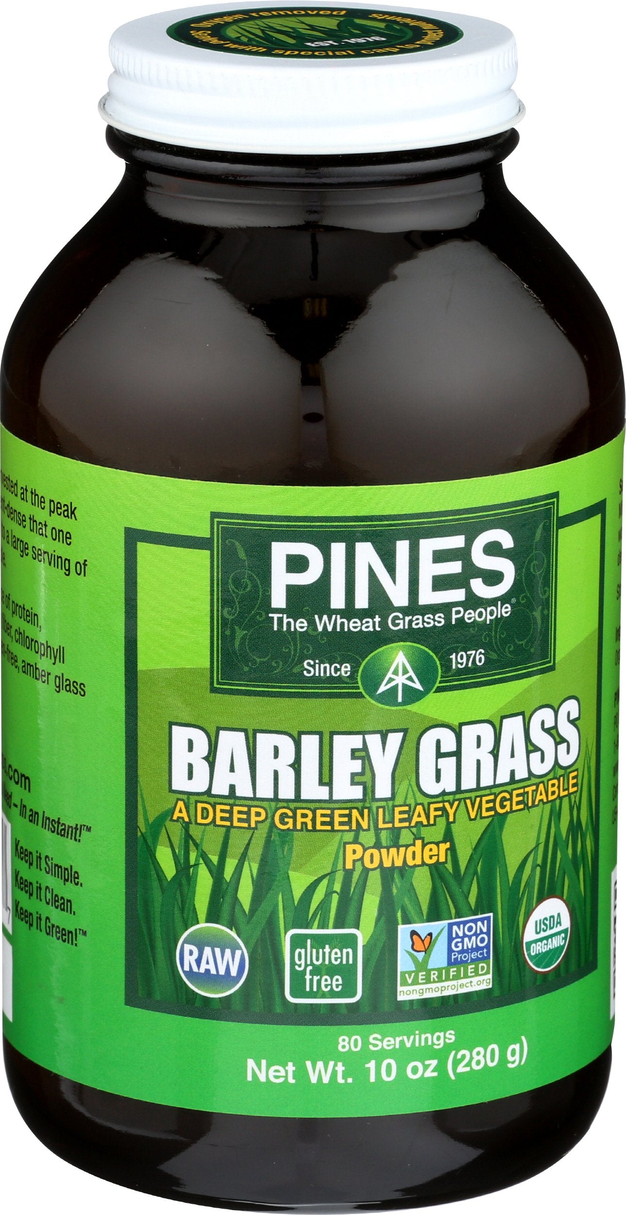 Pines Organic Barley Grass Powder, 1 Count