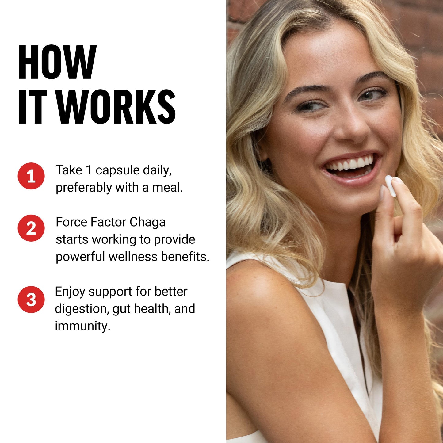 Force Factor Chaga Mushrooms Capsule 120 Count