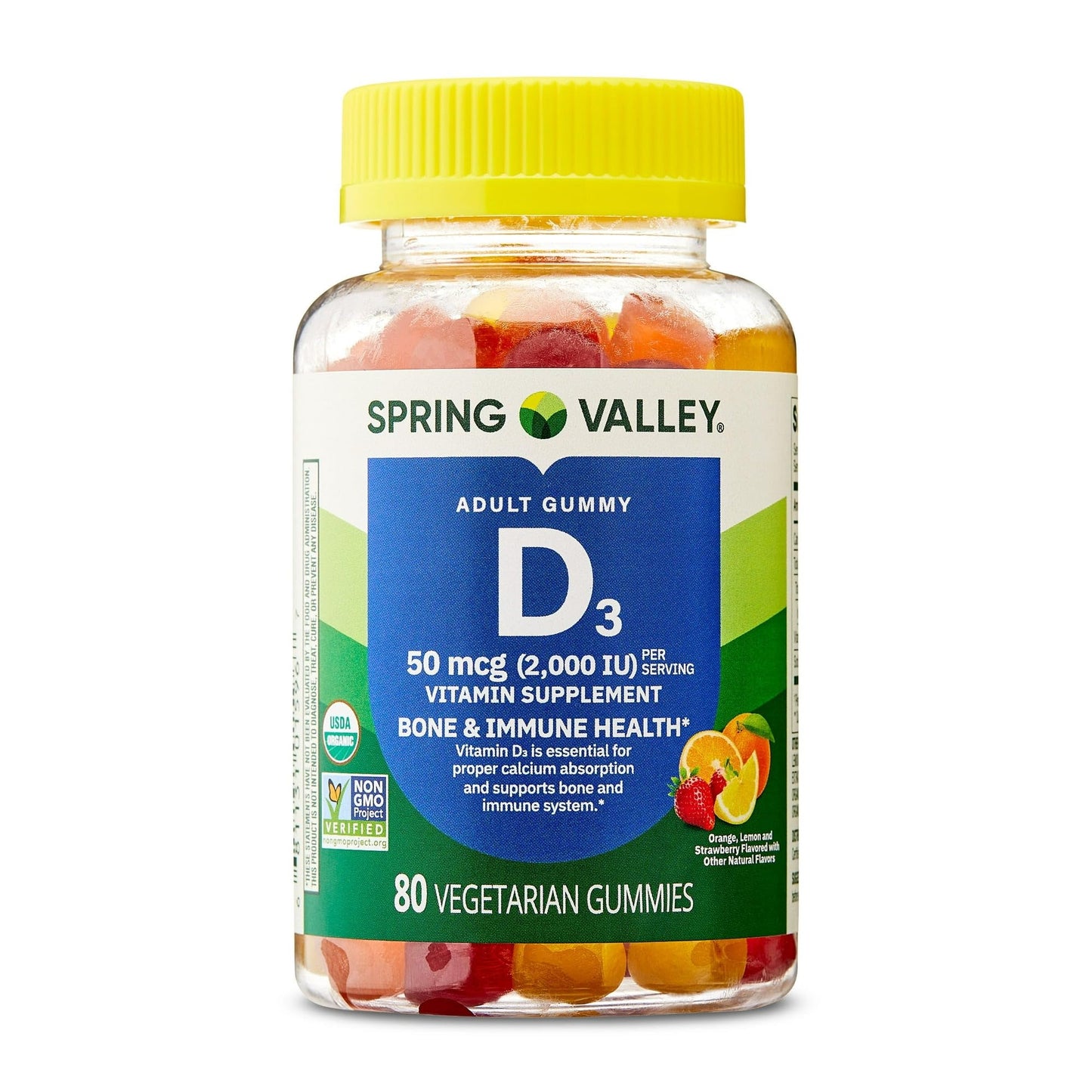 BASKETGOODS Vitamin D3 Gummies, 80 Count