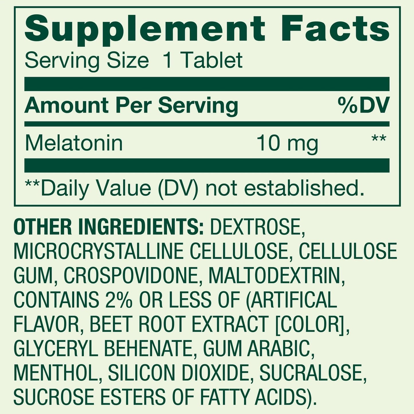 SUREFECT Melatonin 10mg Tablets 120 Count