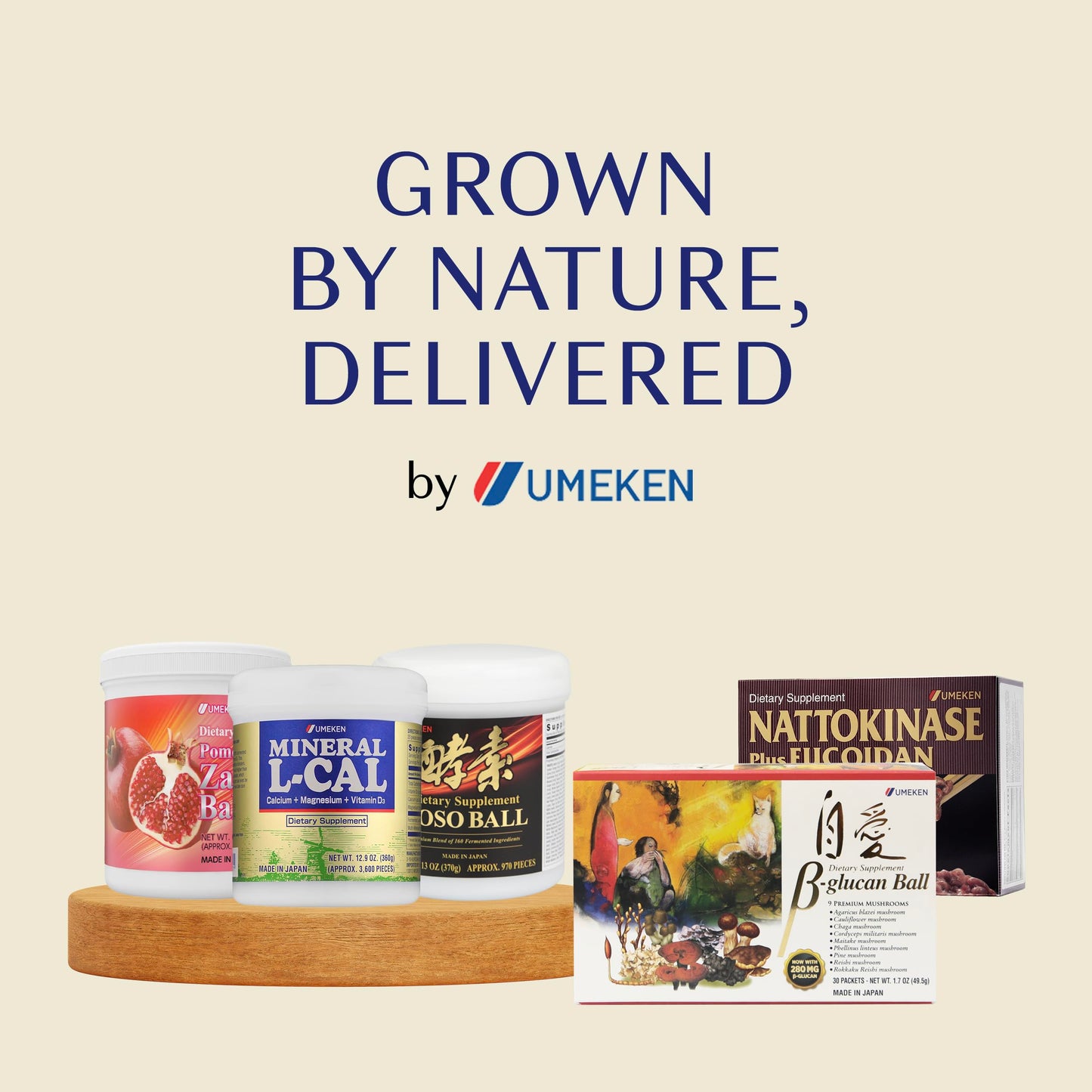 Umeken Beta Glucan Immune Boost Mushroom Extract 30 Tablets