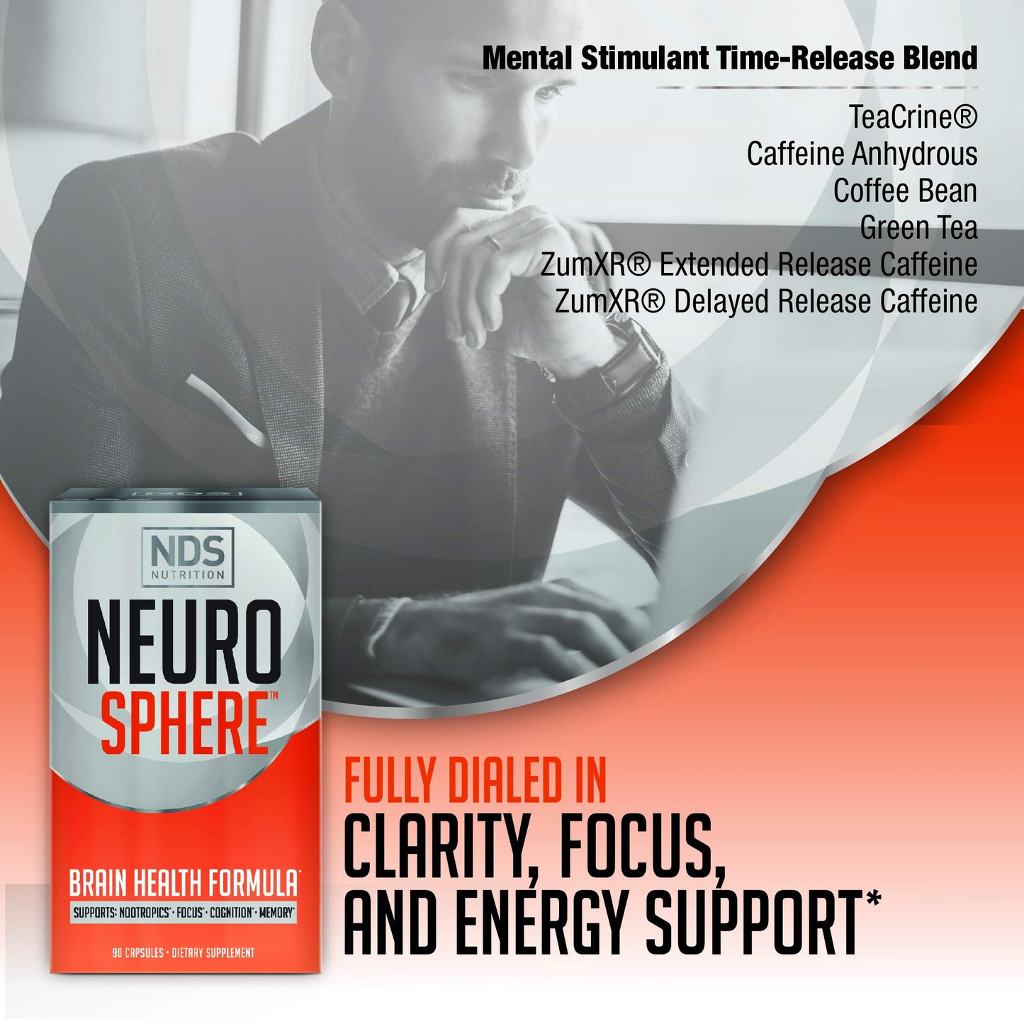 FitLife Brands Neuro Sphere Brain Health Formula 90 Capsules