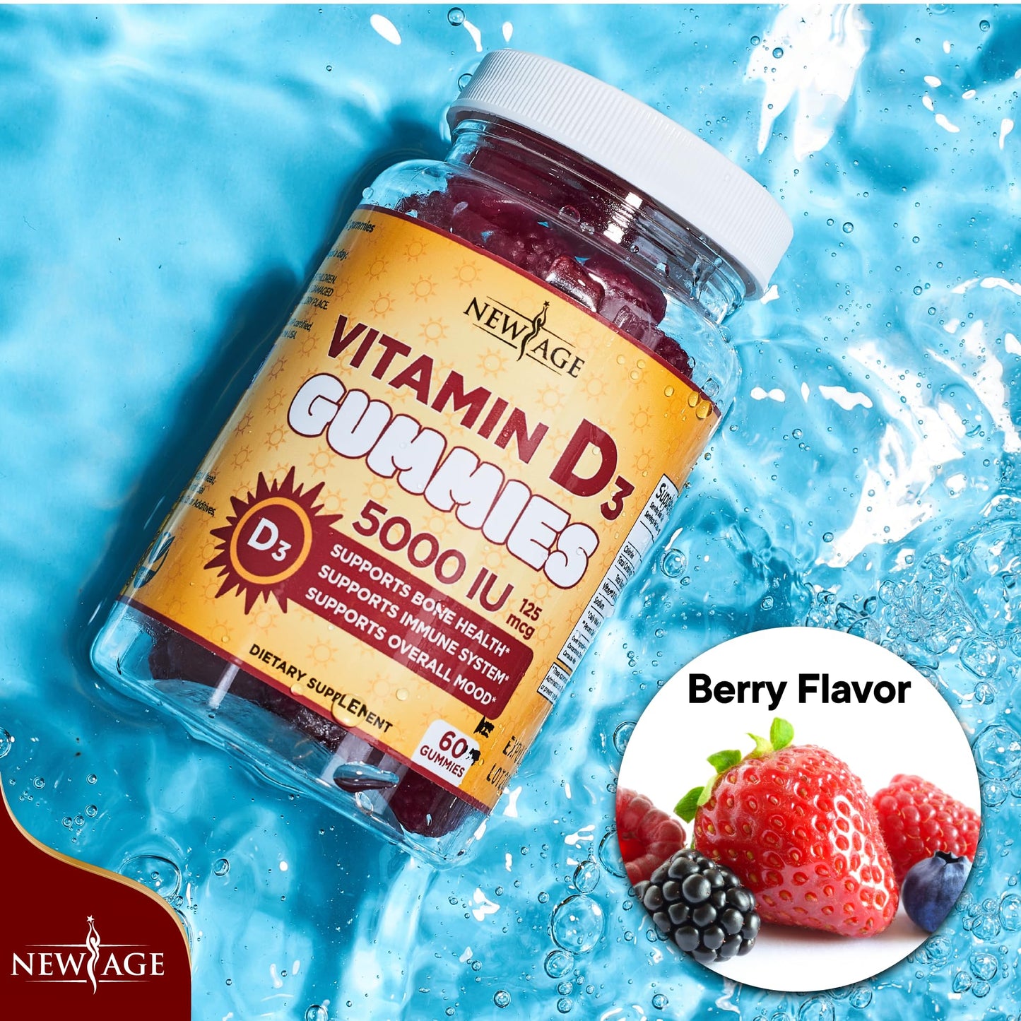 NEW AGE Ultimate Immune Support Gummies - 120 Count