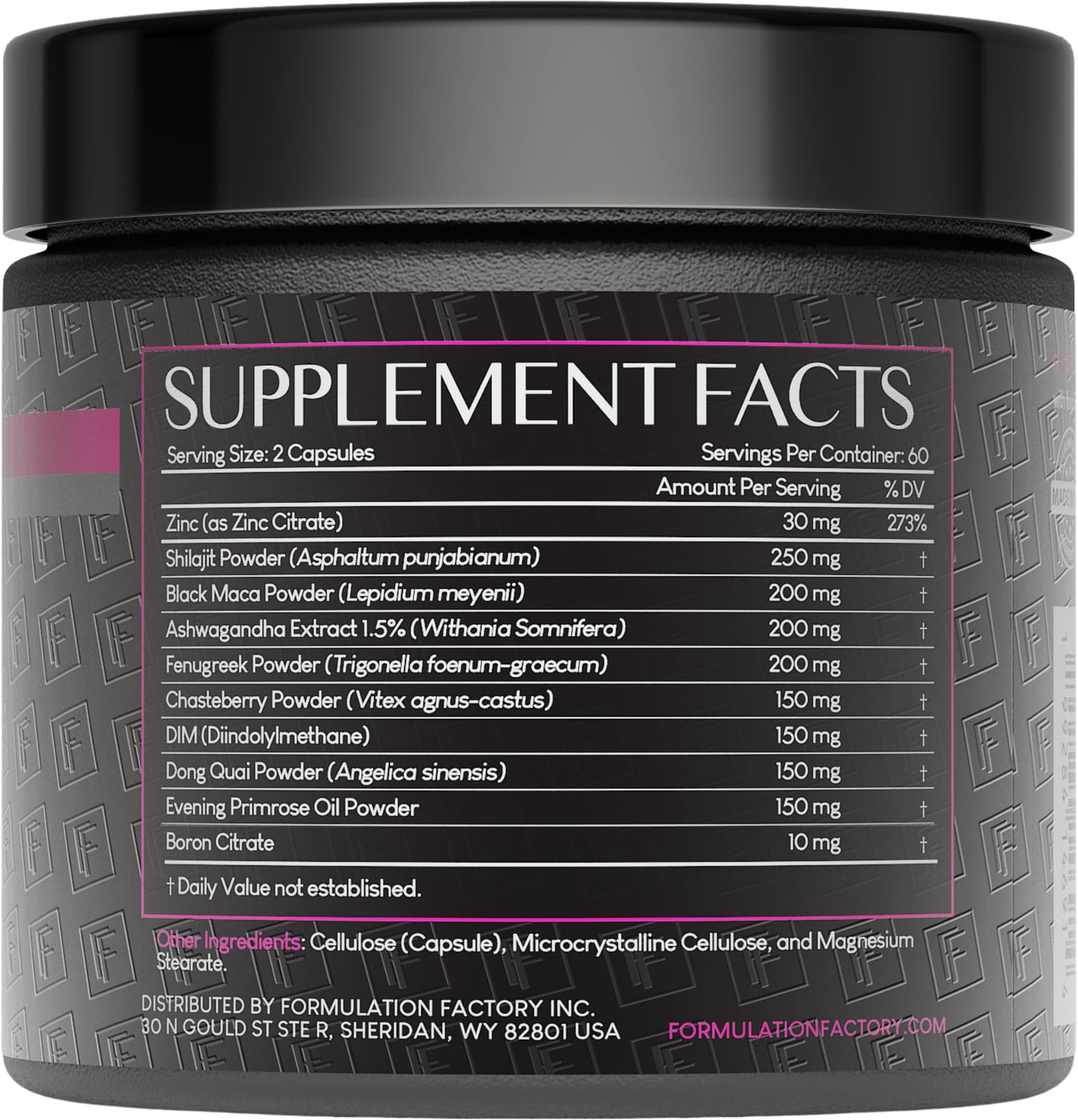 Formulation Factory She's Obsessed: 10-in-1 Hormone Balance Maximizer with Shilajit, Maca, Ashwagandha, DIM, Dong Quai, Zinc & More for Vitality & Balance Capsules 360