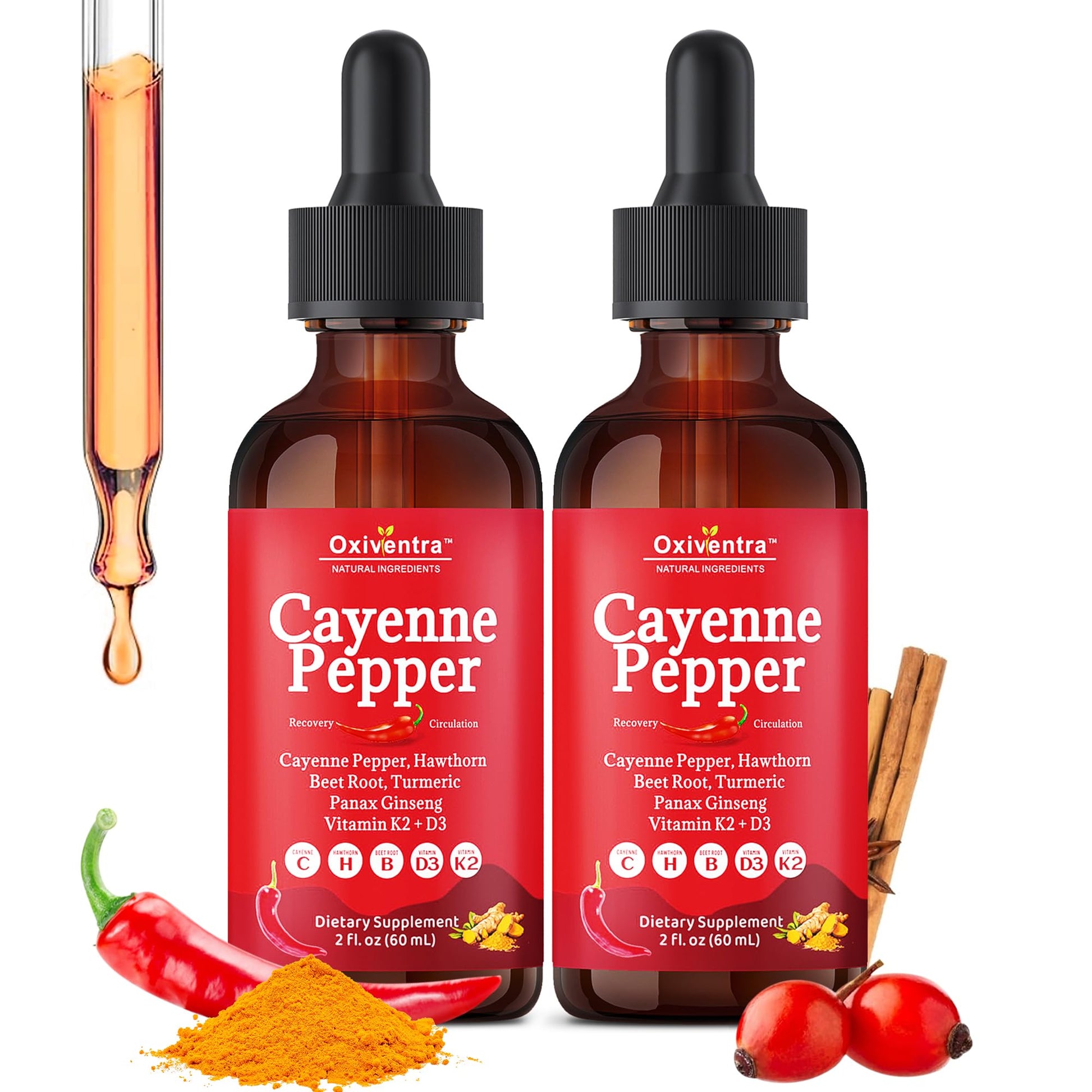 Oxiventra Cayenne Pepper Drops Softgel 2