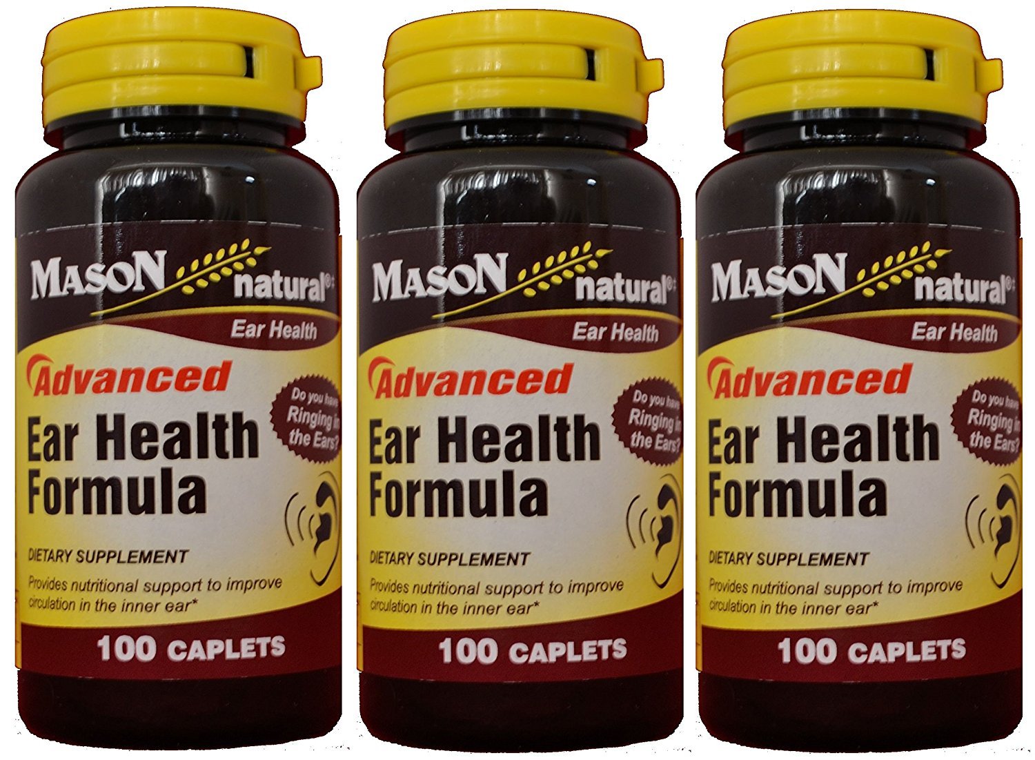 MASON NATURAL Advance Ear Health Formula Bioflavonoids Plus 300 Capsules