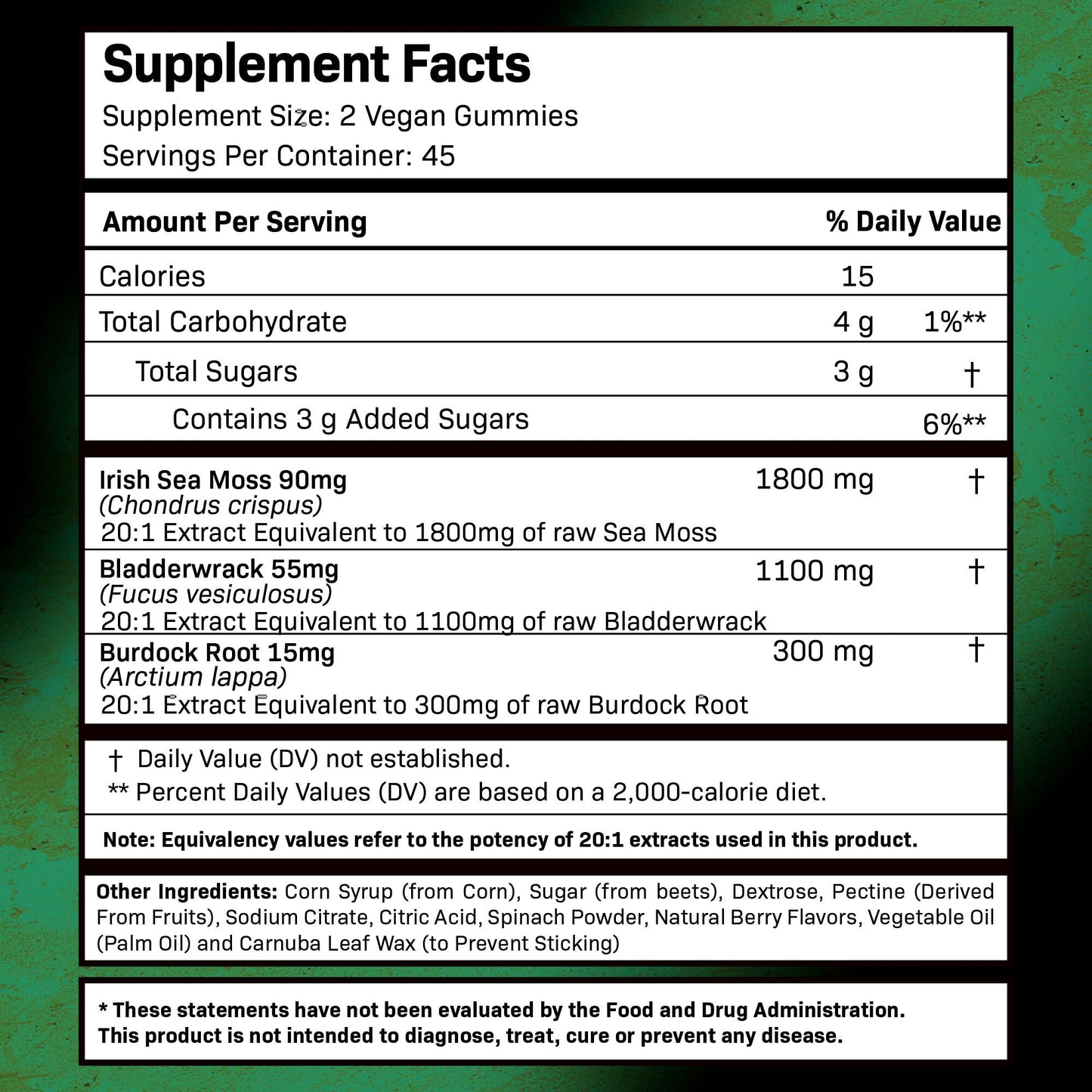 WELLNESS LABSRX Sea Moss Gummies, 90 Count