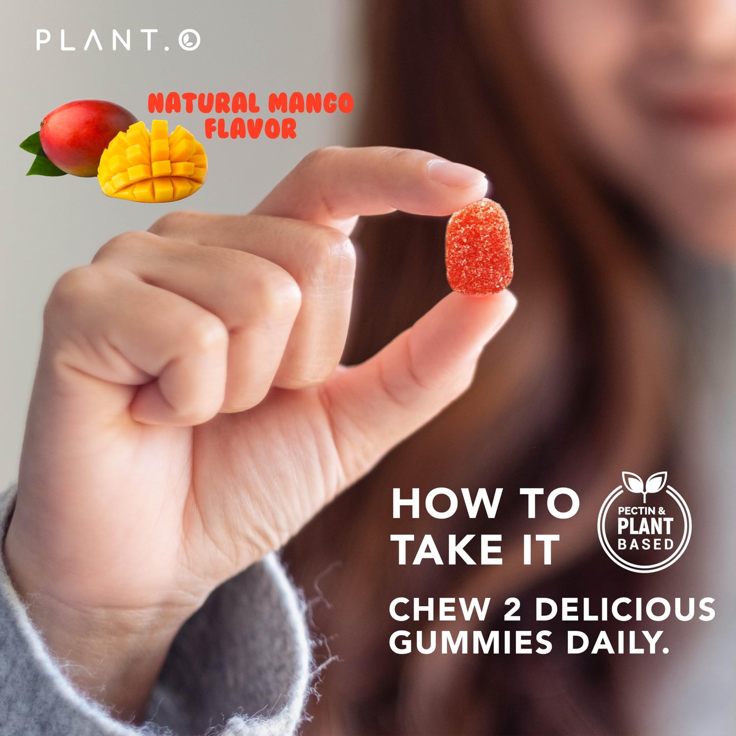 PLANT.O NUTRITION Lutein & Zeaxanthin Gummies 30 Count